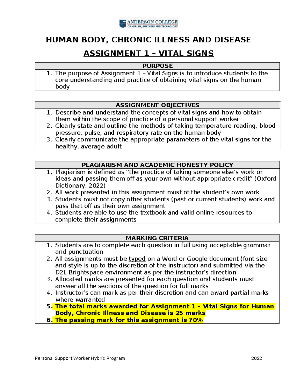 disease assignment conclusion