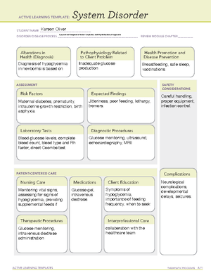 Reportable Findings for a Client Who is at 32 Weeks of Gestation ...