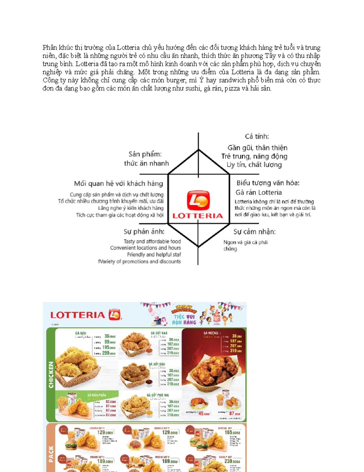 Korean nigga fried chicken - Phân khúc thị trường của Lotteria chủ yếu ...