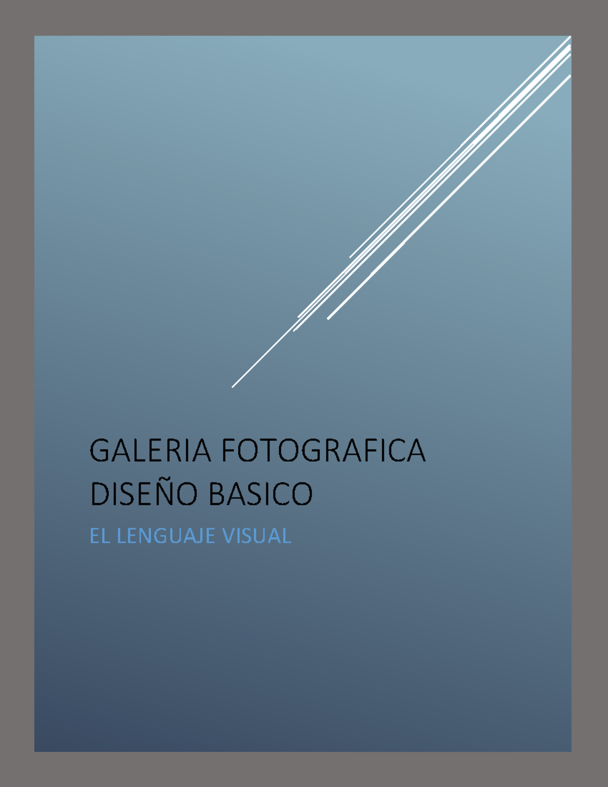 Evidencia Galeria Fotografica DE Diseño Basico - GALERIA FOTOGRAFICA ...