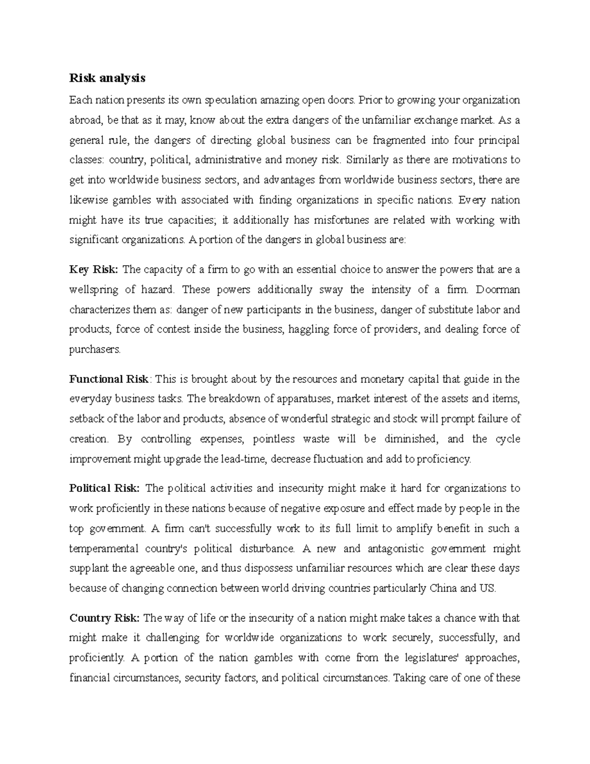 risk-analysis-in-international-business-scenario-risk-analysis-each