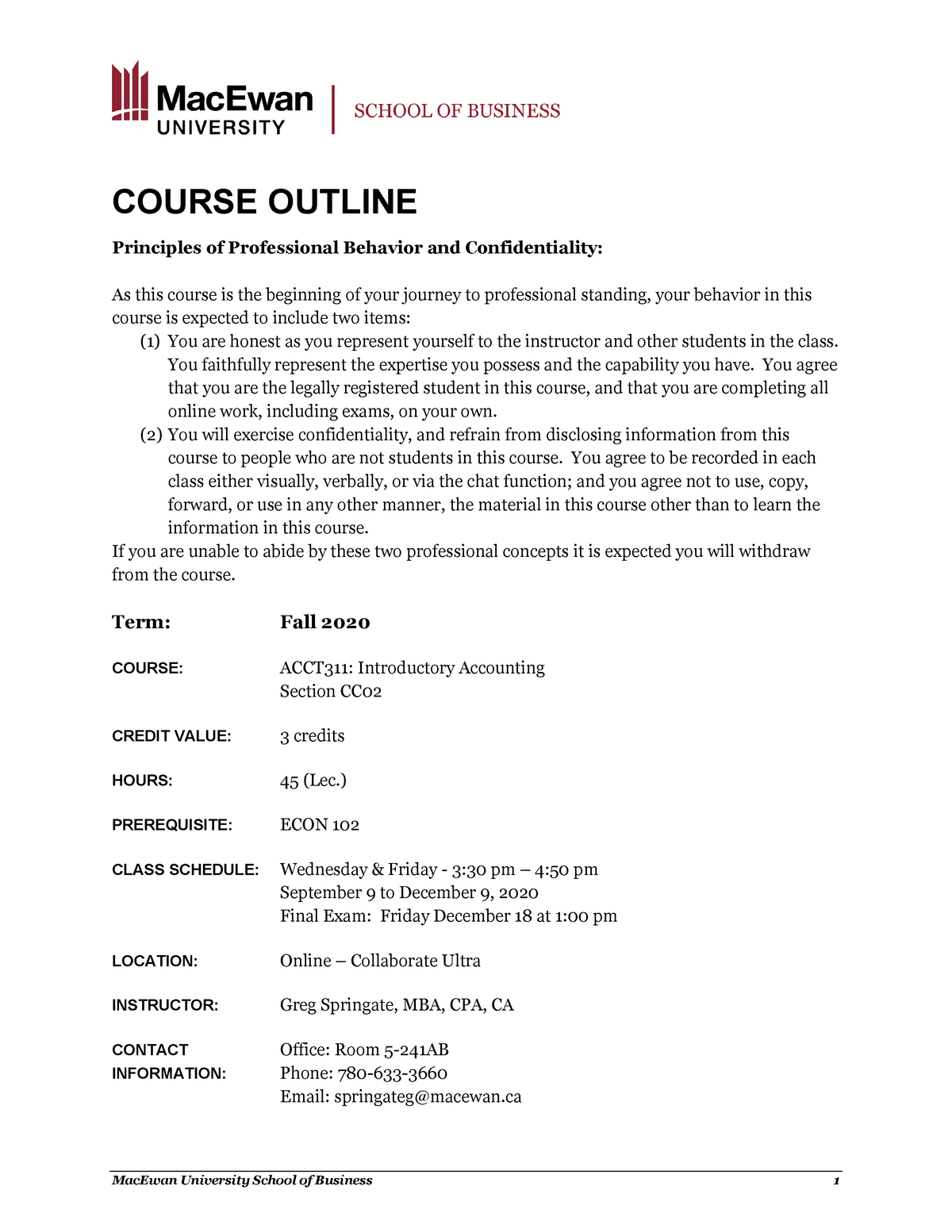 CS201 Course Outline - CS 201 (Winter 2022) Course Outline 1 UNIVERSITY OF  REGINA DEPARTMENT OF - Studocu