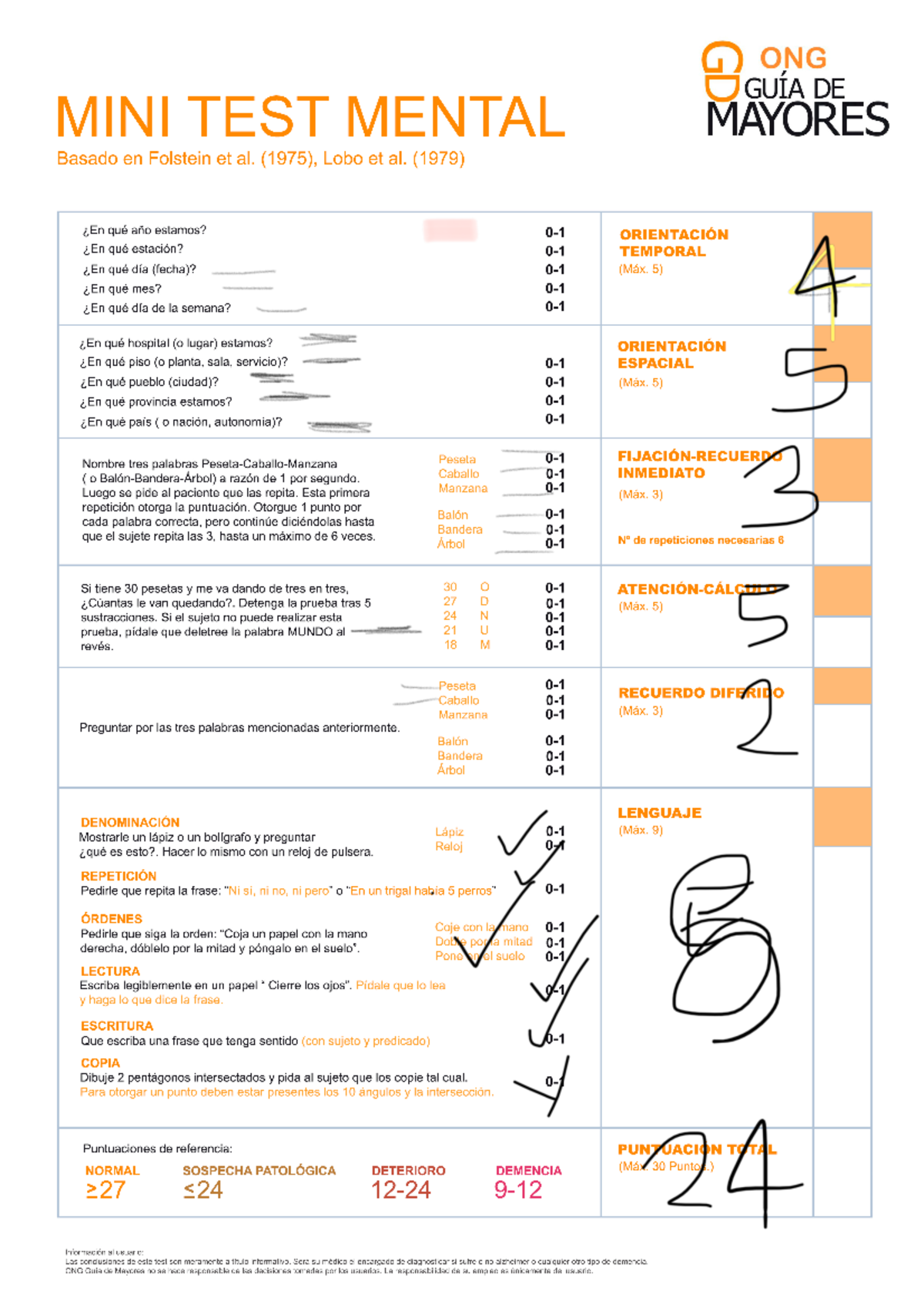 Der Mini Mental Status Test Mini Mental Status Test Fragen WTQM