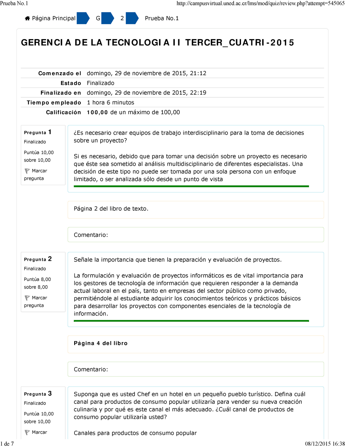 Examen 15 Preguntas Y Respuestas Studocu