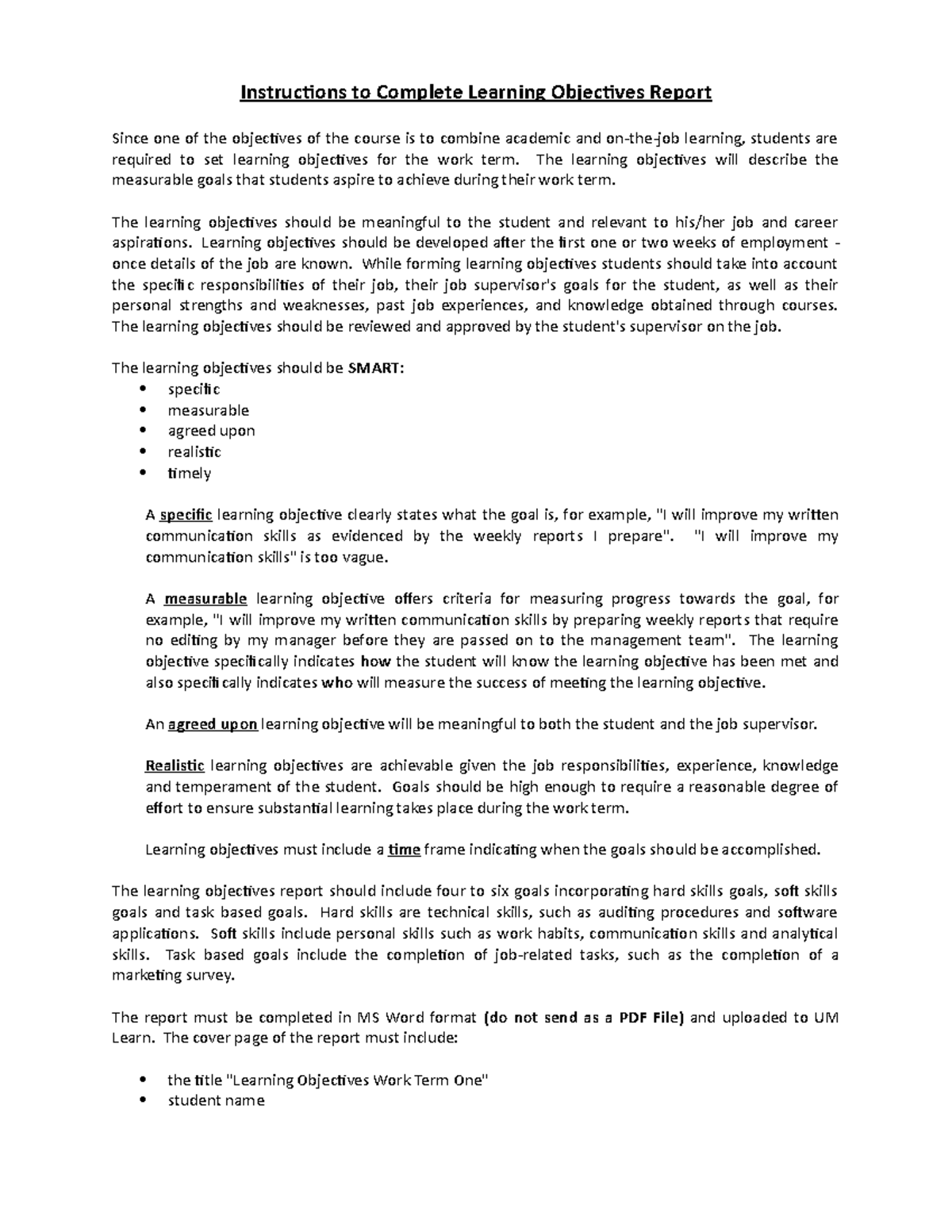 Assignment 1 Report SCM 1172 - Instructions to Complete Learning ...