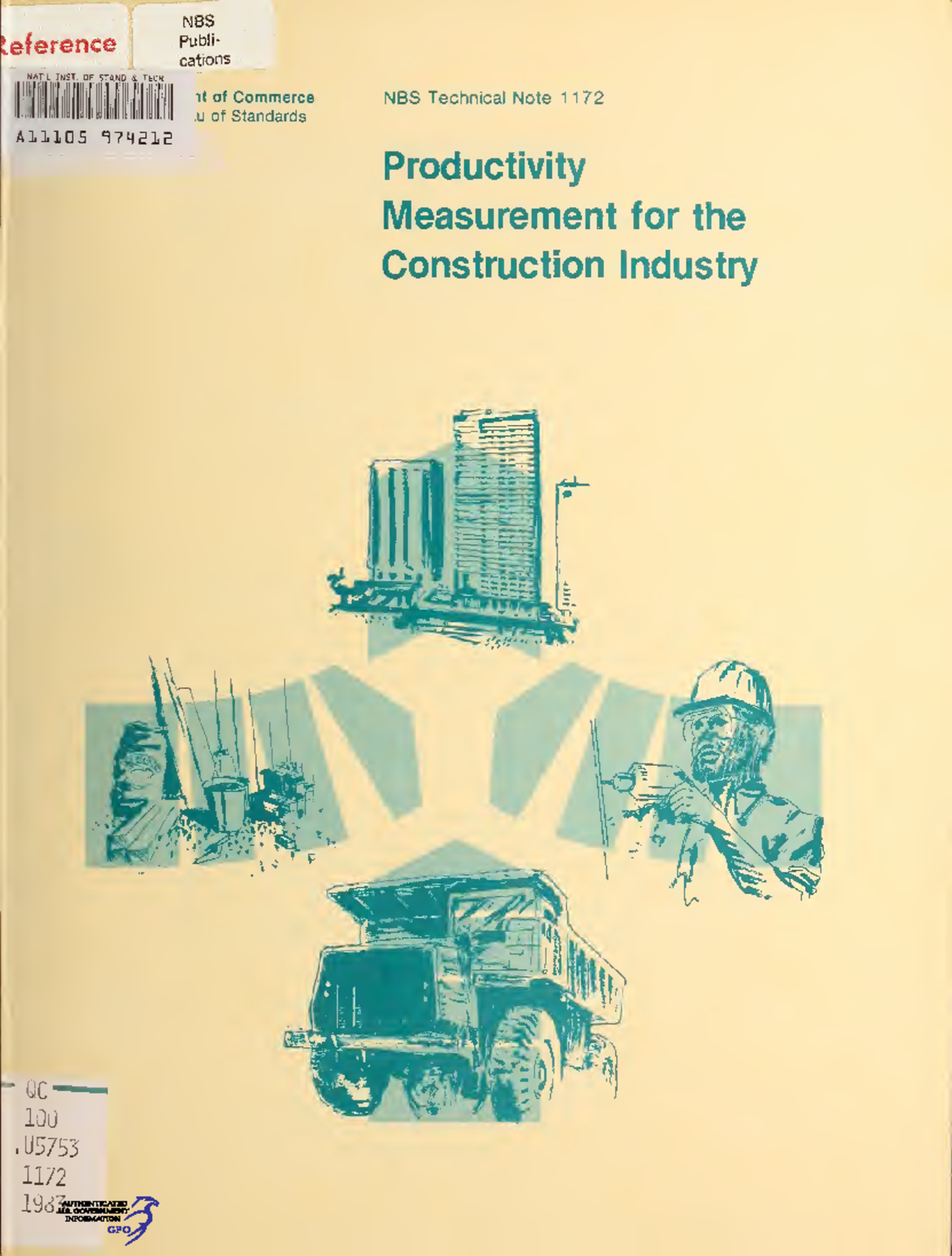 Productivity Measurement for the Construction Industry - Reference NATL ...