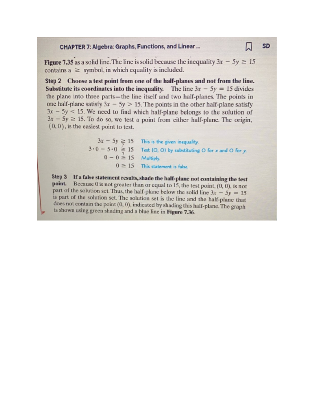 Chap 7 - chapter 7 graphing equations problem break down - MTH-128 ...