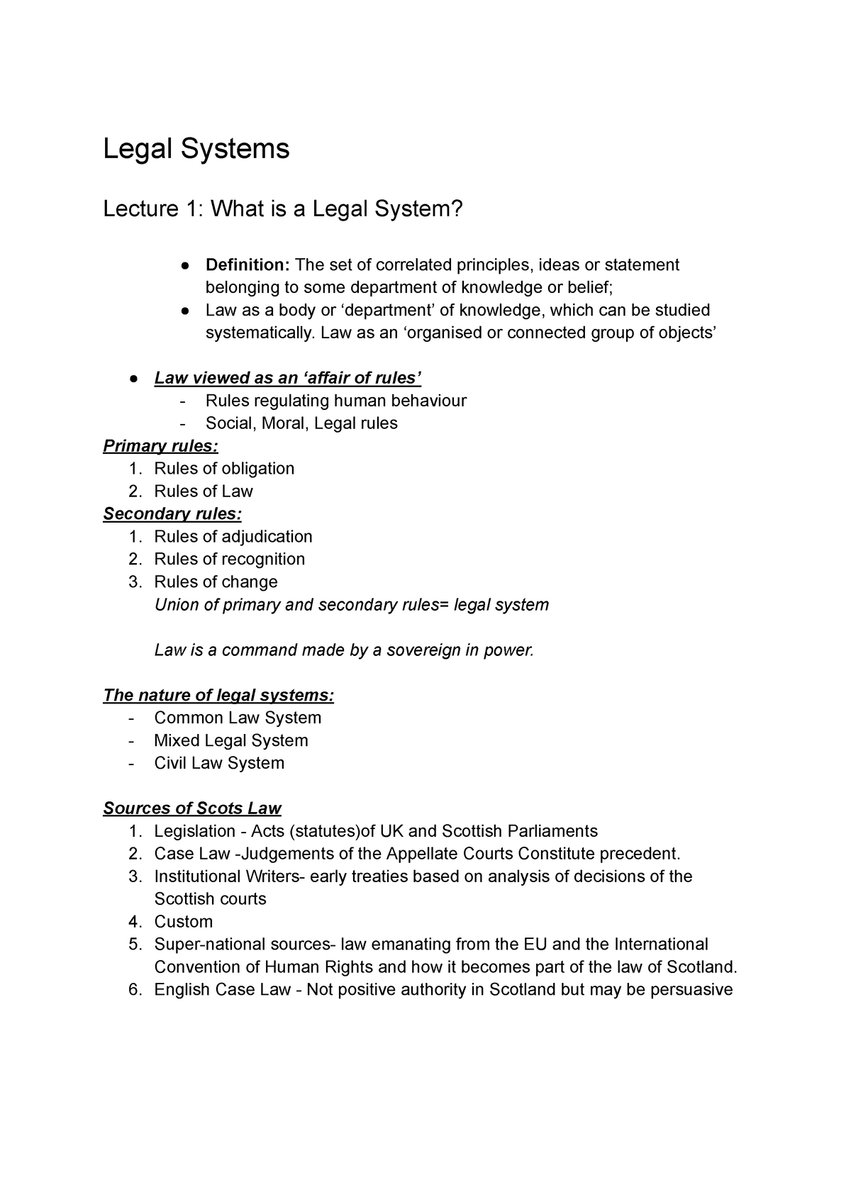 legal-systems-by-me-legal-systems-lecture-1-what-is-a-legal-system