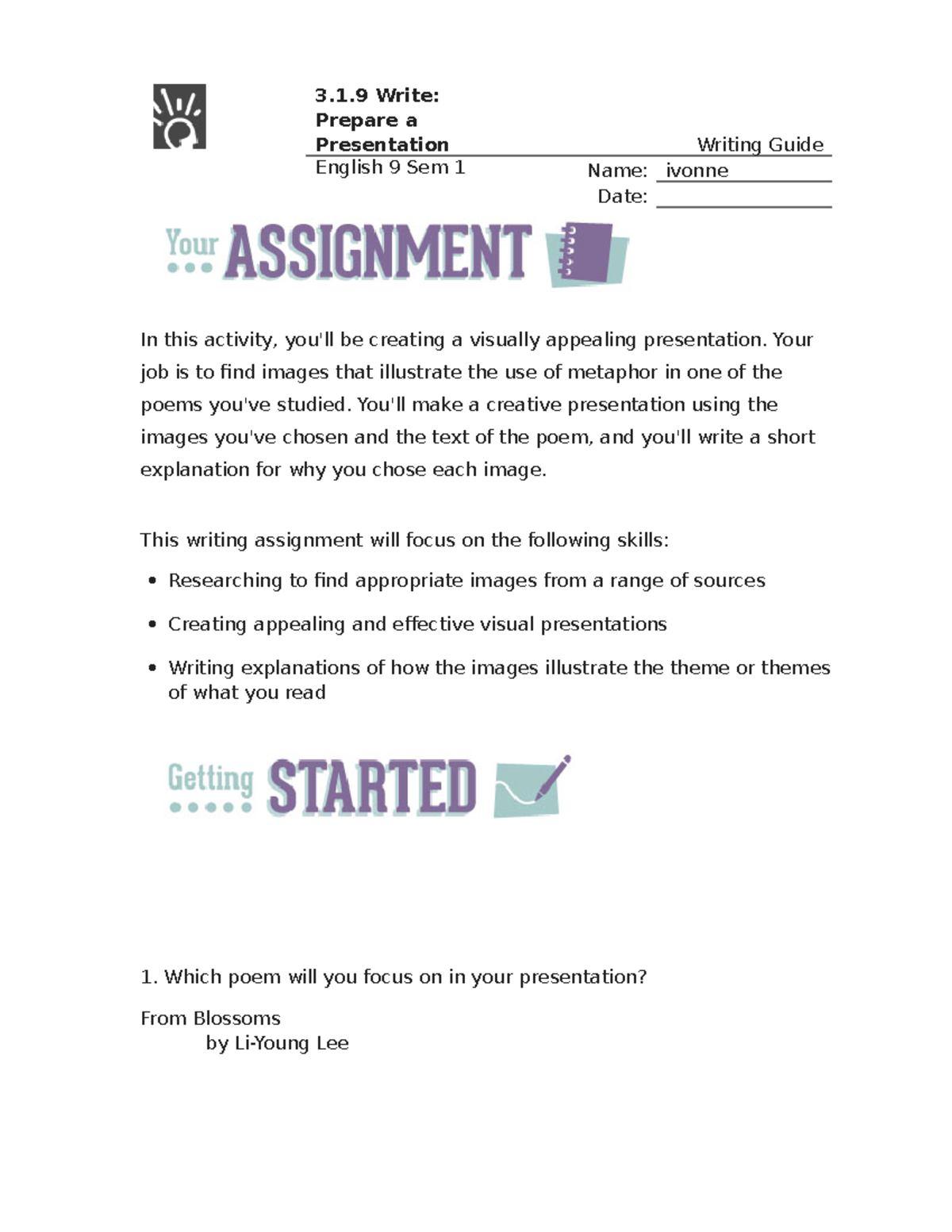 3.1.9 write prepare an argumentative speech