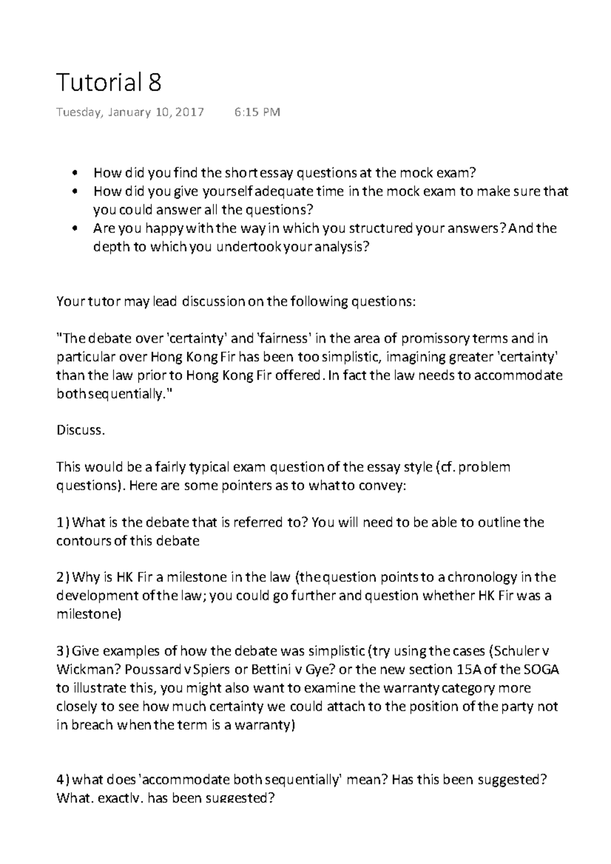 contract law essay questions