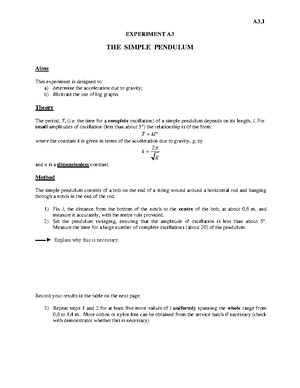 PHYS1001 Theory Test 2 2015 - PHYS1001 - Studocu