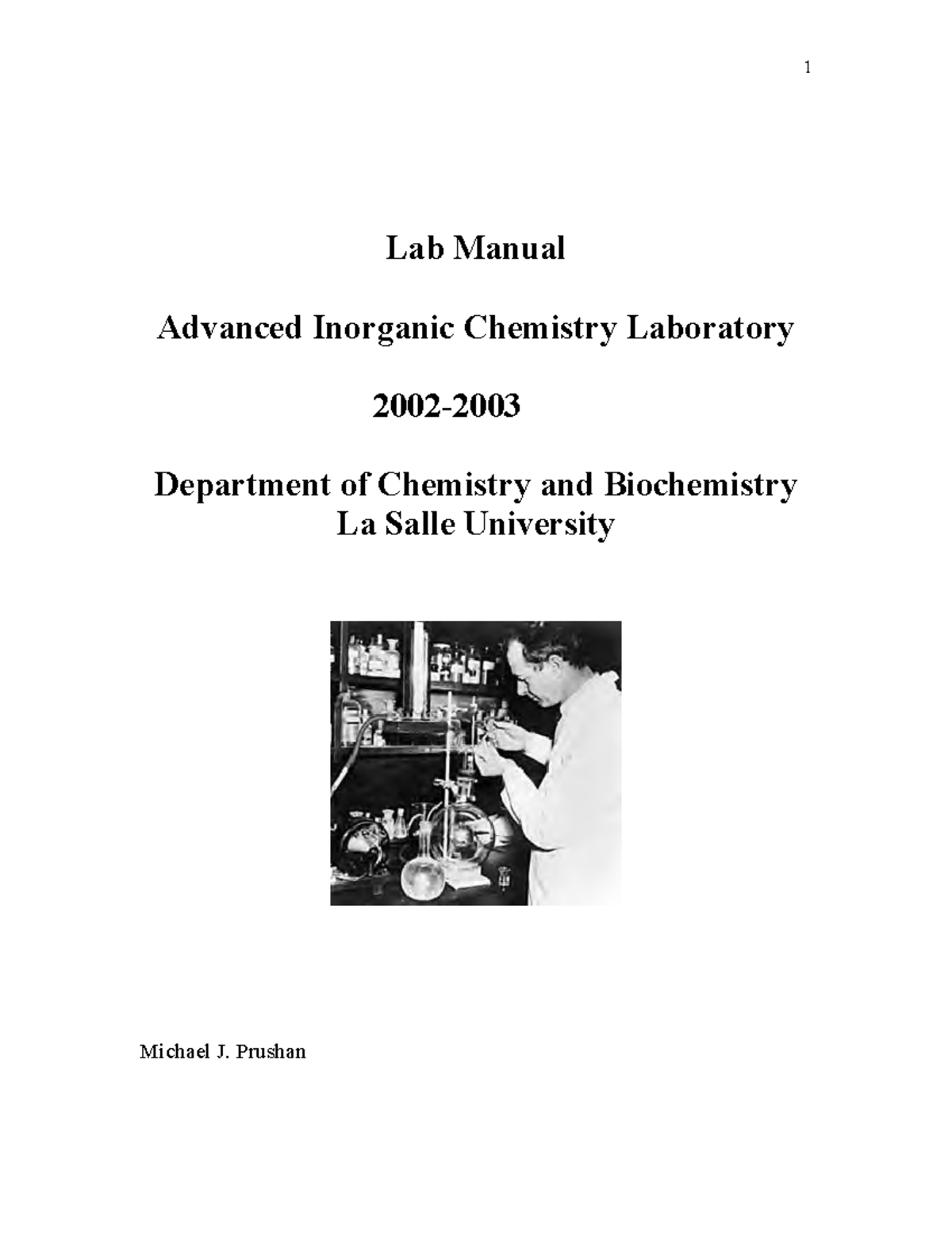 Lab Manual sjdsdsj Lab Manual Advanced