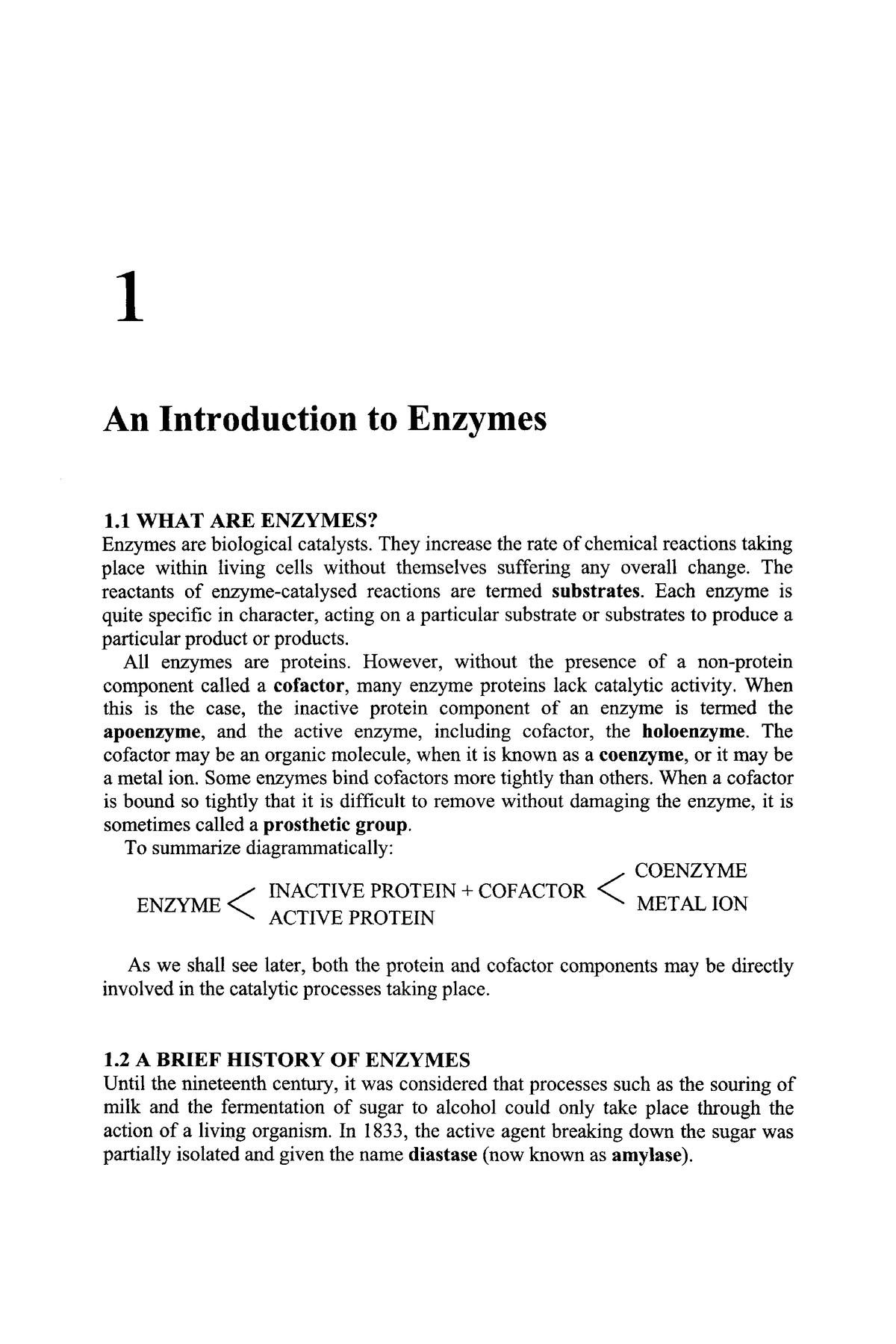 Enzymes pdf 1 An Introduction to Enzymes 1 WHAT ARE ENZYMES? Enzymes