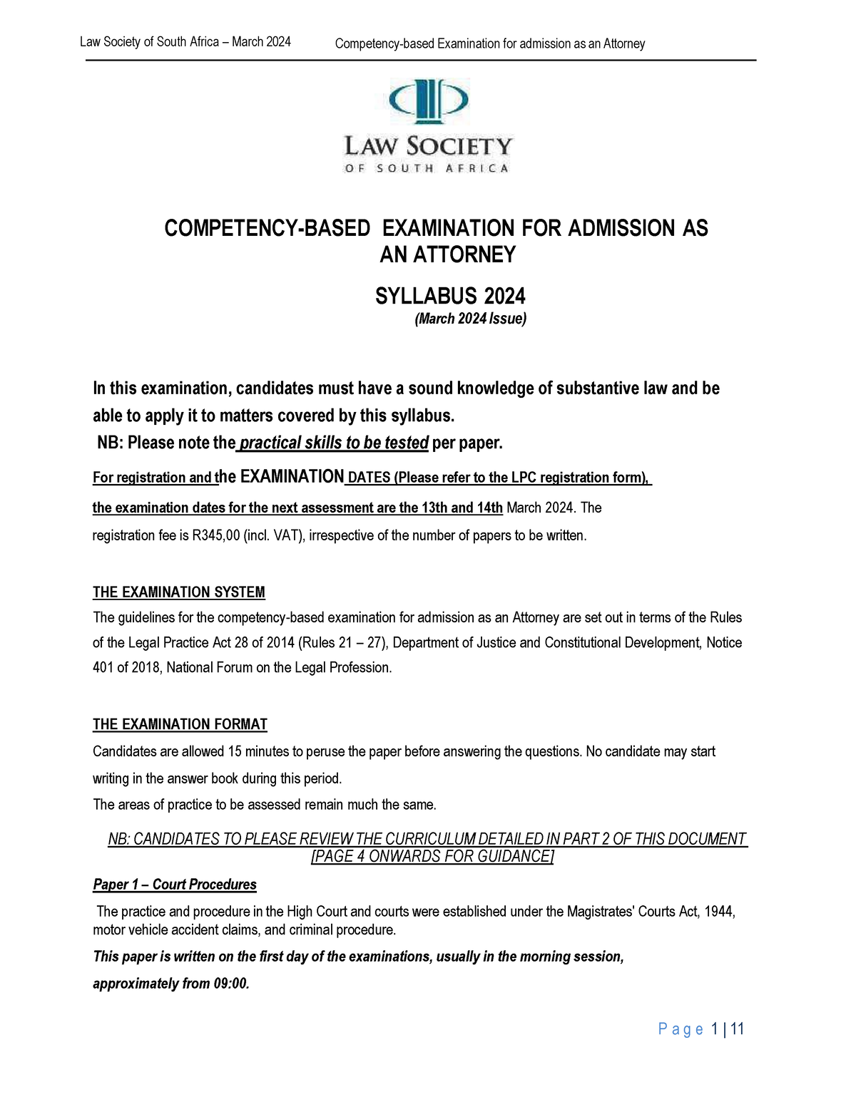 Admission EXAM Syllabus 2024 Competency Based Examination FOR Admission   Thumb 1200 1553 