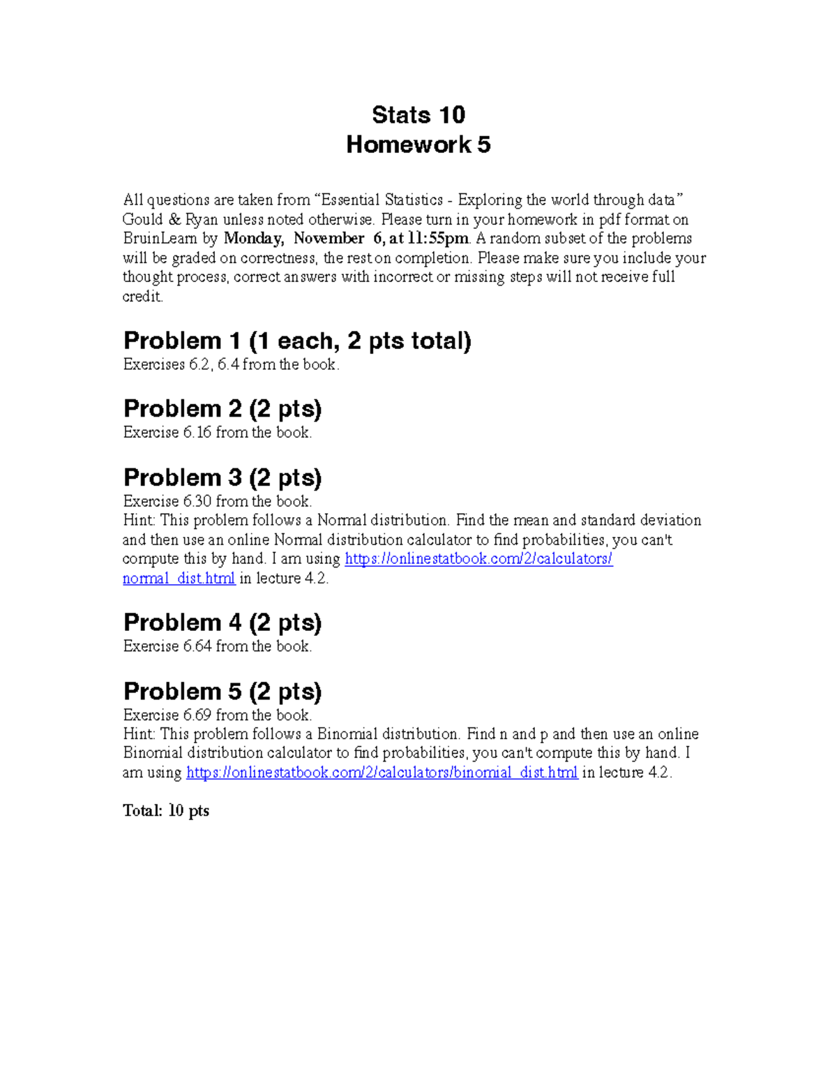 ib program homework load