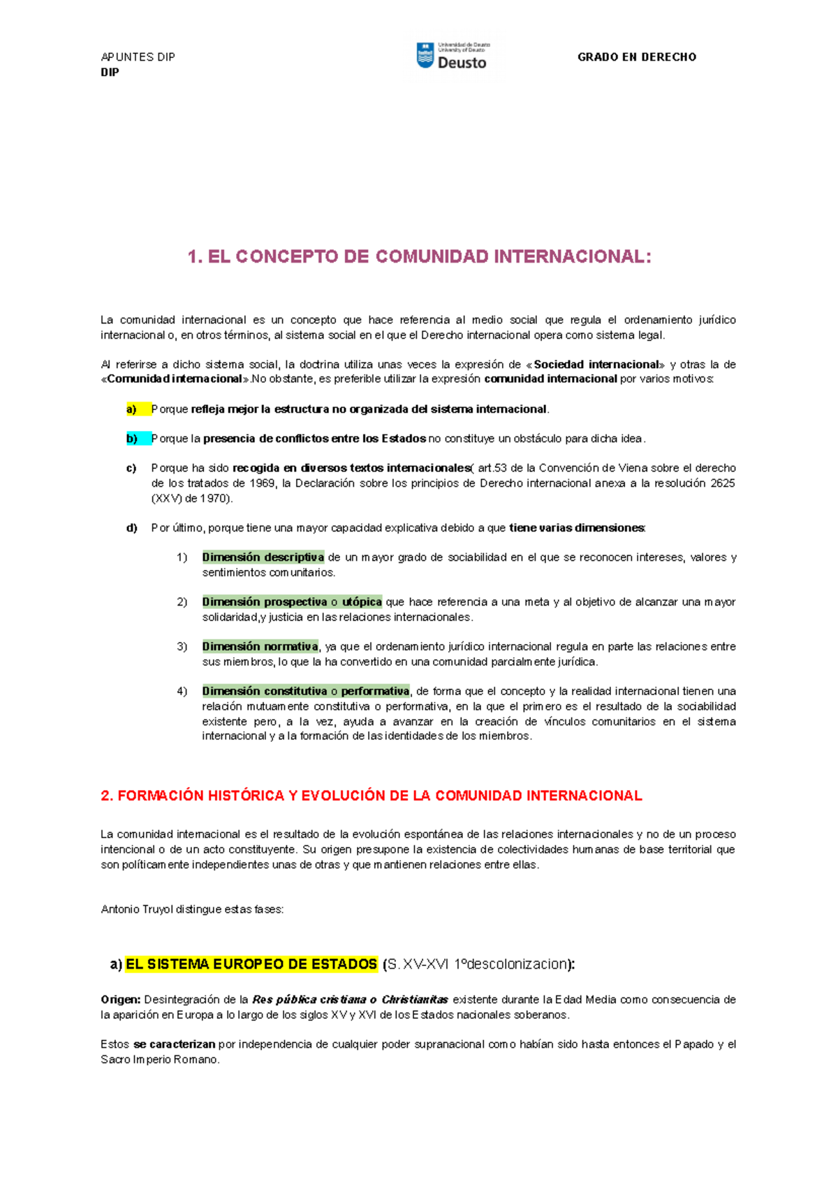 Apuntes De Derecho Internacional Público - APUNTES DIP GRADO EN DERECHO ...