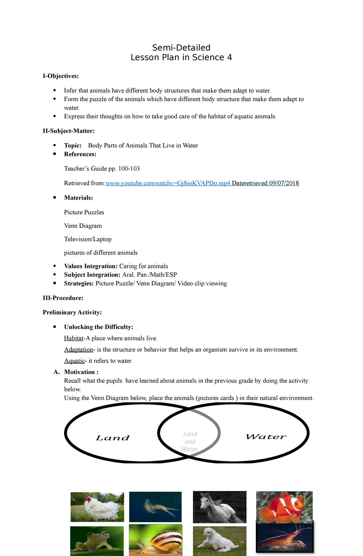 Semi Detailed Lesson Plan In Science Grade 3 Parts Of The Plants