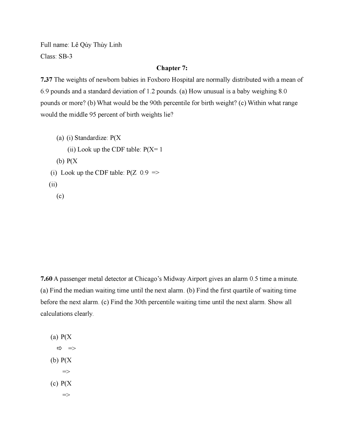 SB2-assignment - solution - Full name: Lê Qúy Thùy Linh Class: SB ...