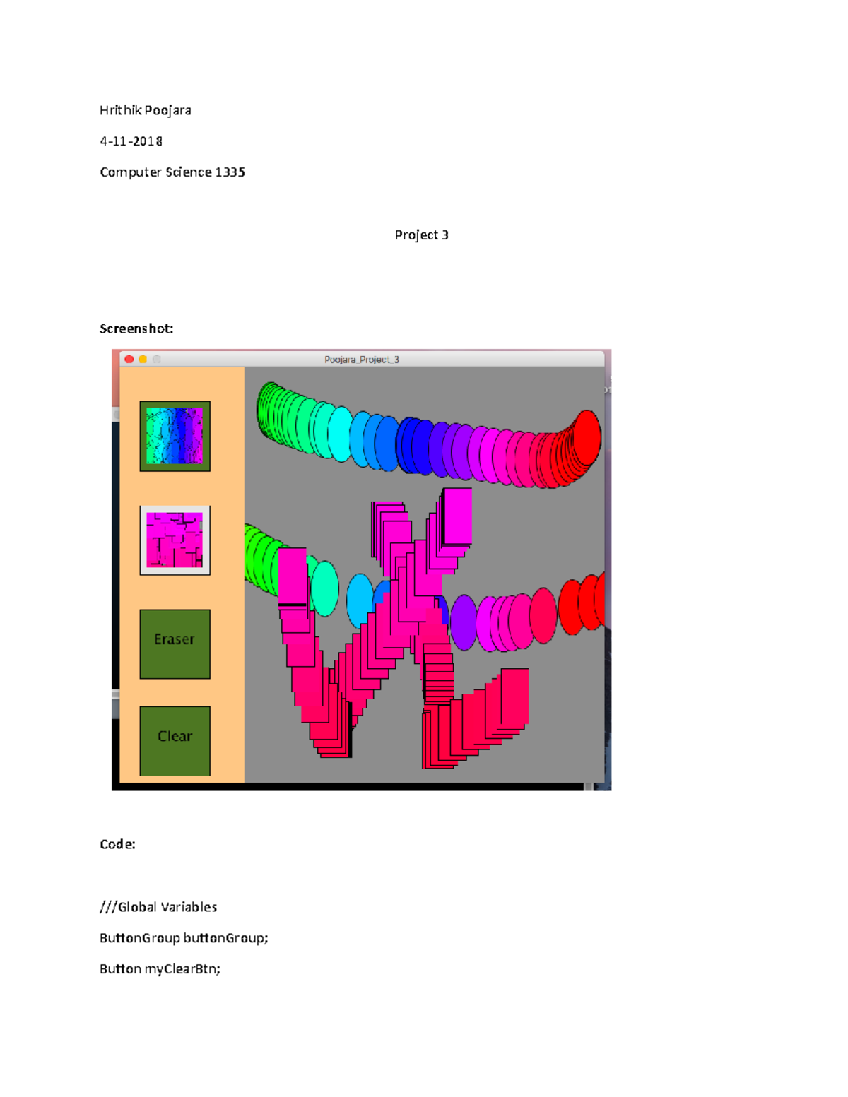 Screenshot - All code for project 3 - Hrithik Poojara 4-11-2018 ...