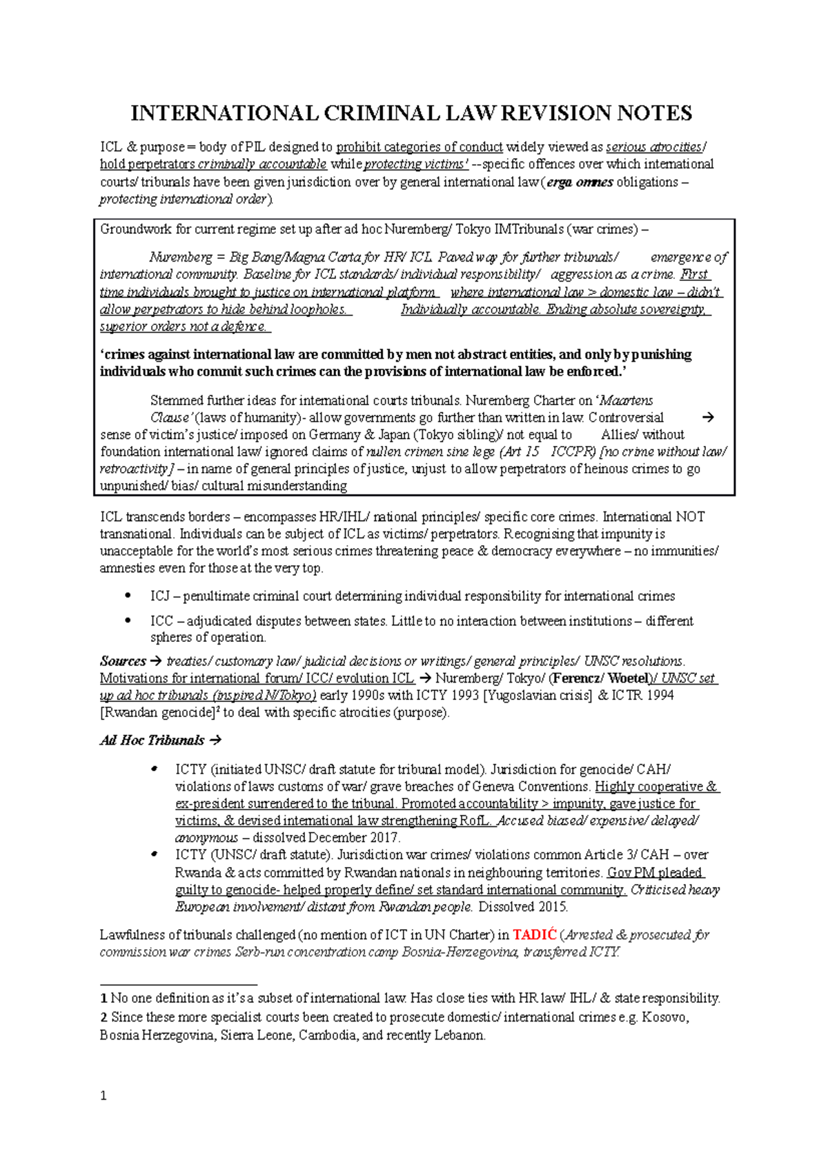 international criminal law essay topics