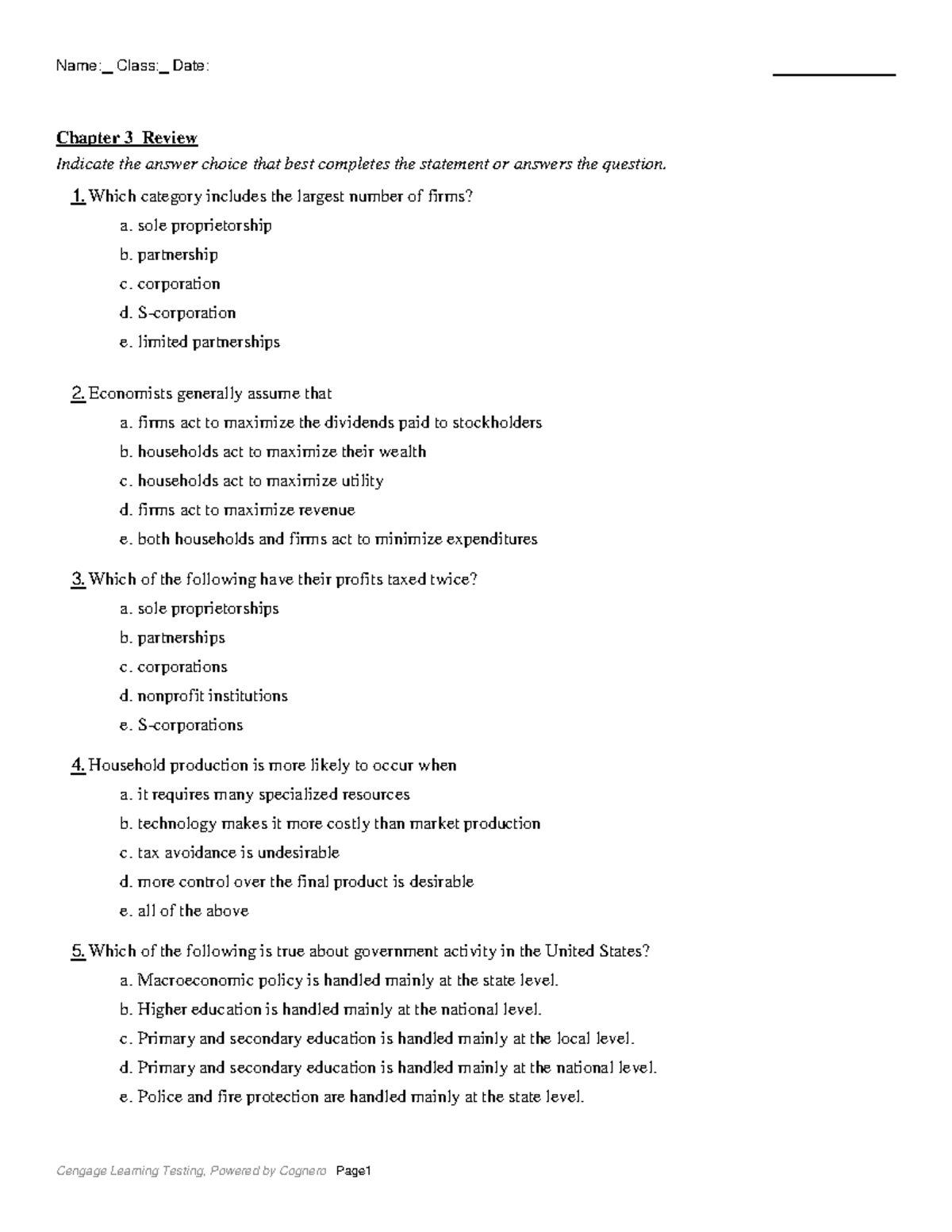 Chapter 3 Rev Q AN - Chapter 3_Review Indicate the answer choice that ...