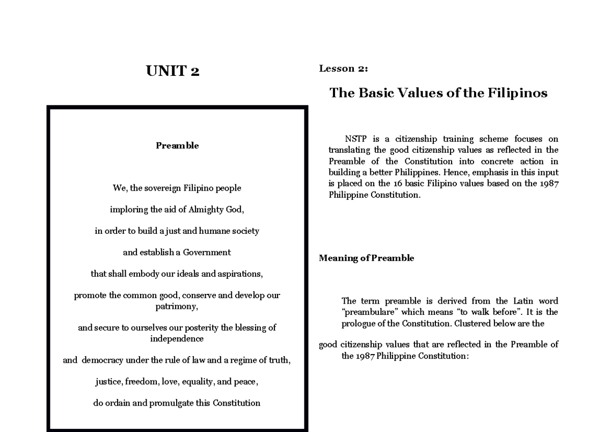 unit-2-nstp-none-unit-2-lesson-2-the-basic-values-of-the-filipinos
