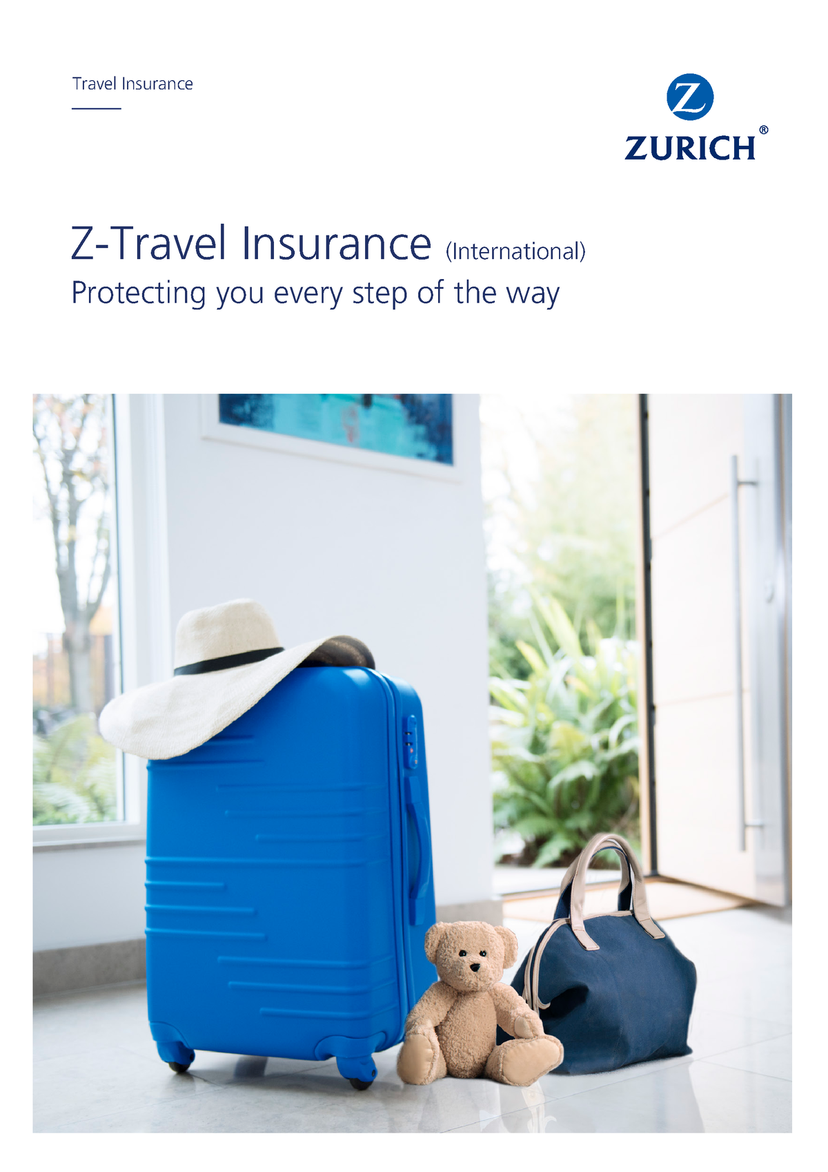 z travel insurance brochure
