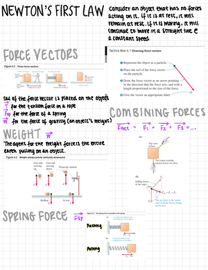 Physics course outline intro and motion - Definition One of the key ...