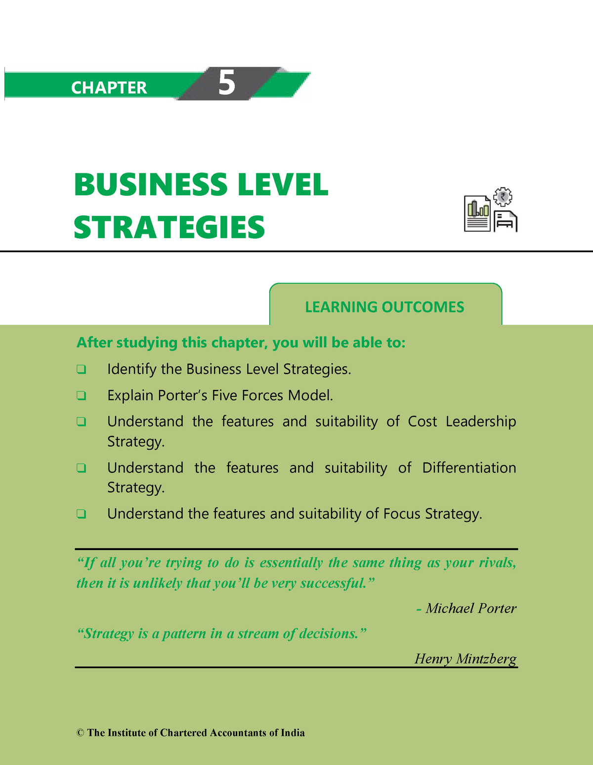 Chapter 5 Business Level Strategie - LEARNING OUTCOMES BUSINESS LEVEL ...