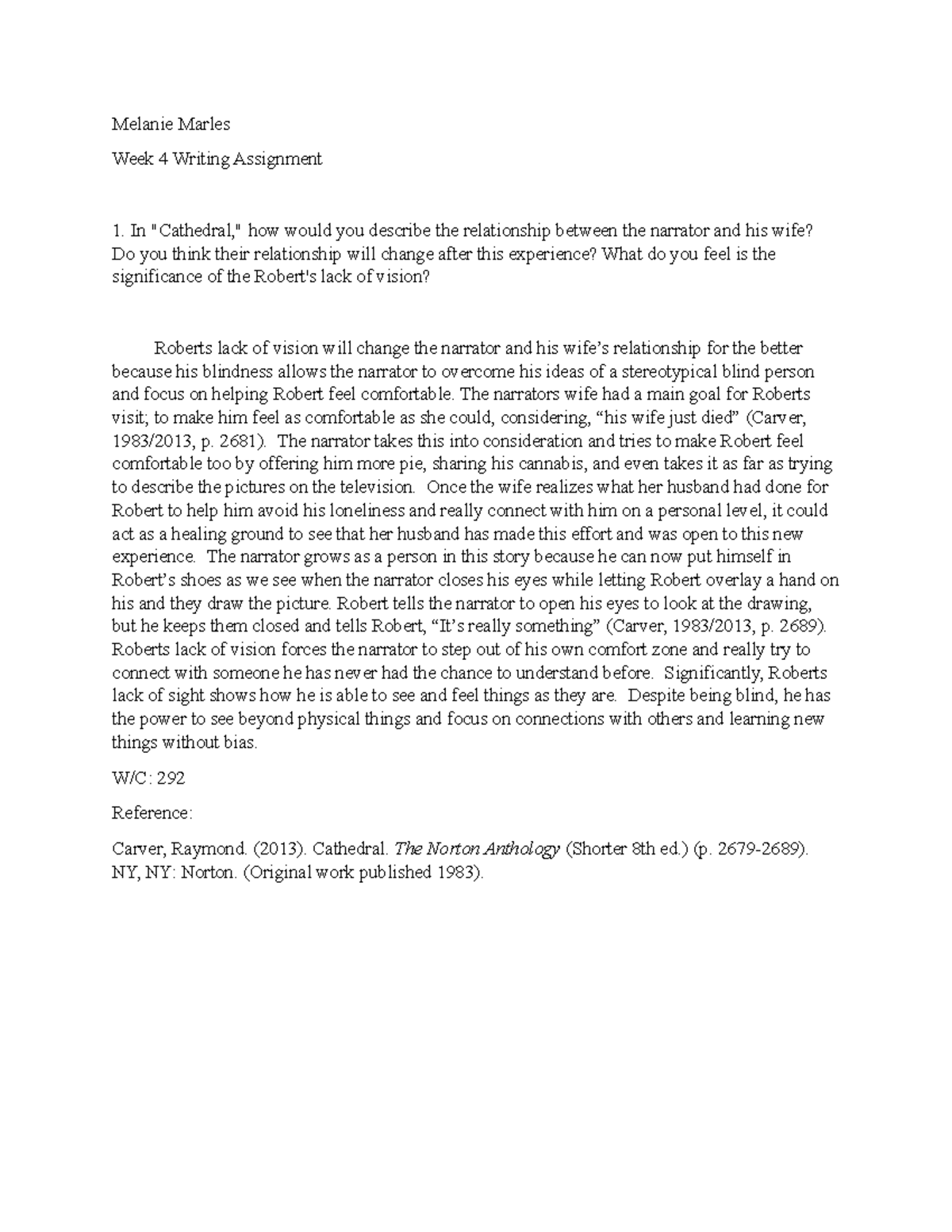 Week4assignment Weekly Assignment Melanie Marles Week 4 Writing Assignment In Studocu Week4assignment Weekly Assignment Melanie Marles Week 4 Writing Assignment In Studocu