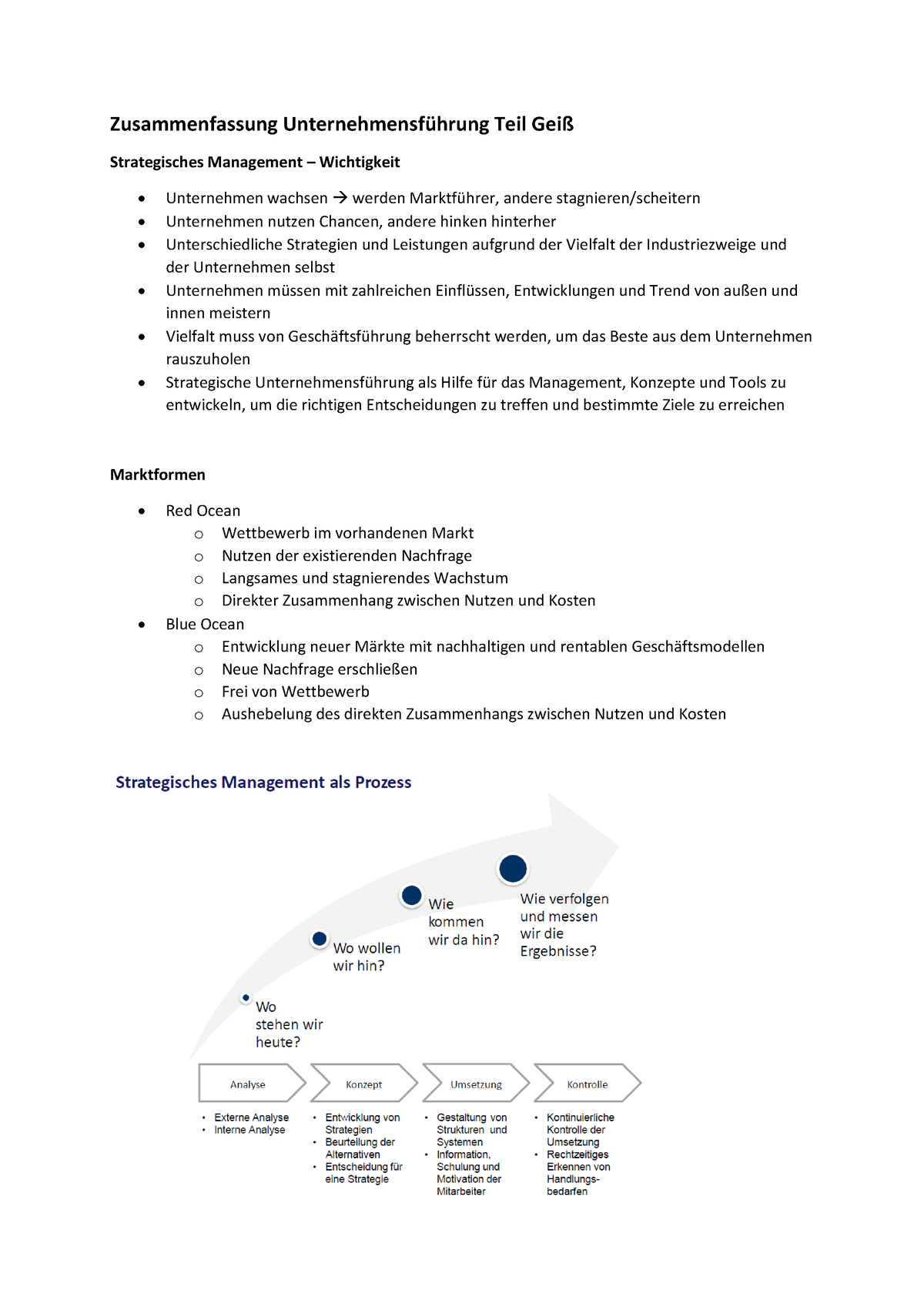 Unternehmensführung Zusammenfassung - Zusammenfassung ...