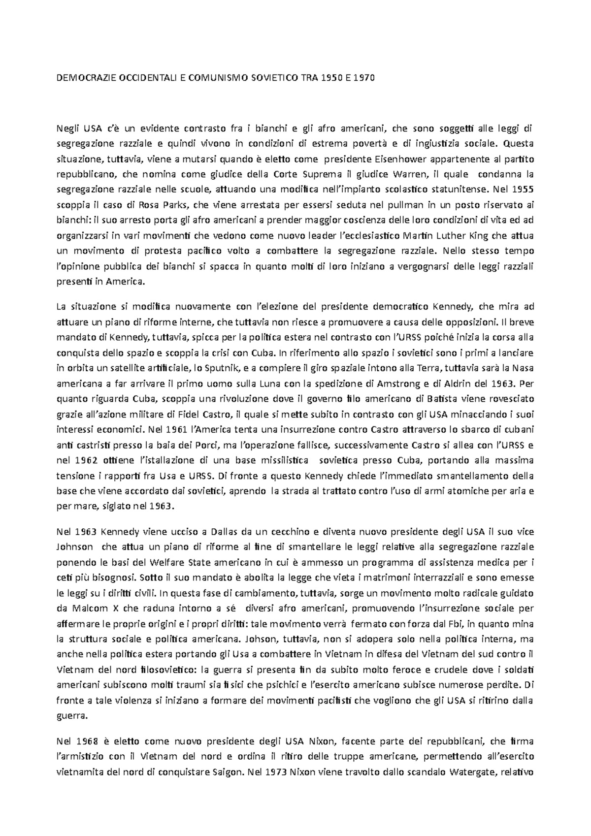 La Pandemia E Le Democrazie Occidentali