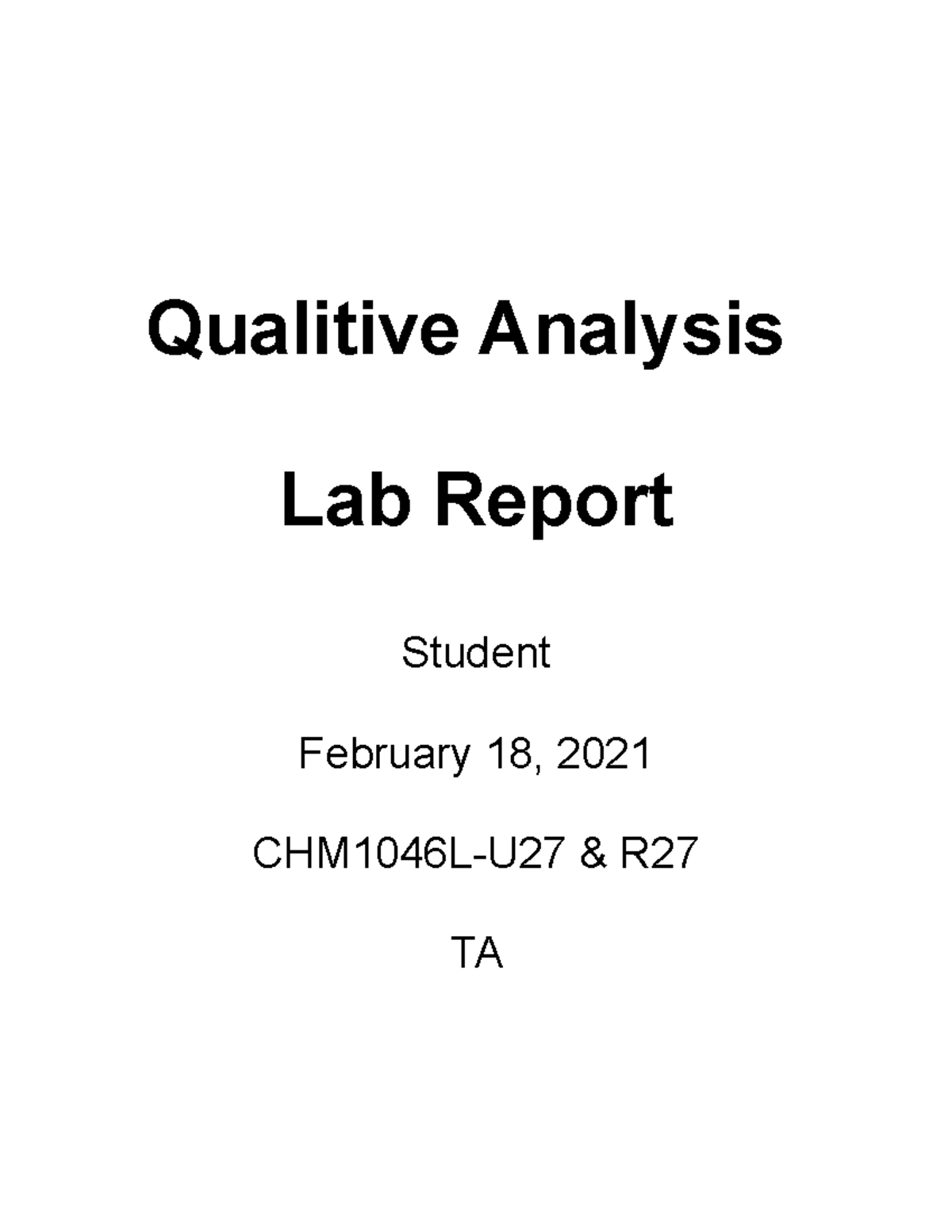 chm1046-qualitative-analysis-lab-report-qualitive-analysis-lab-report