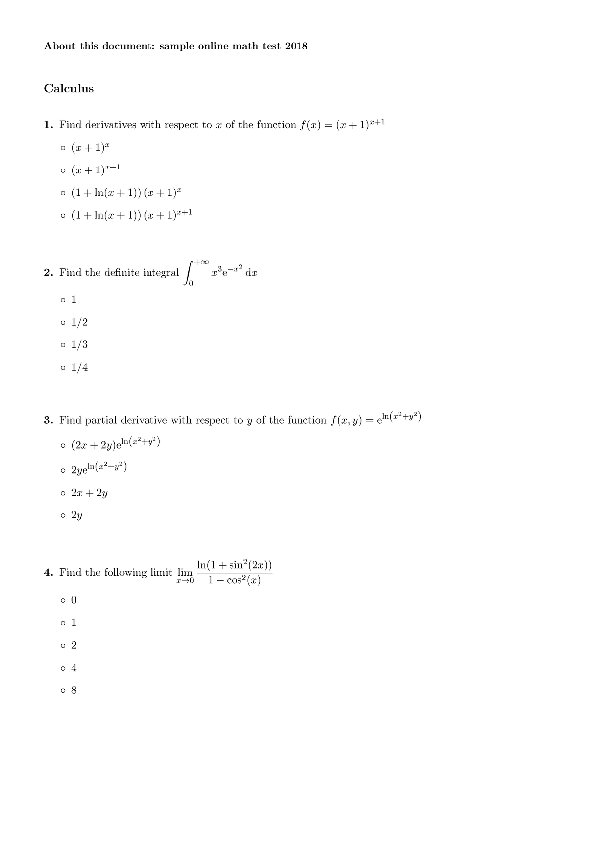 PQM online - practice problems - About this document: sample online ...