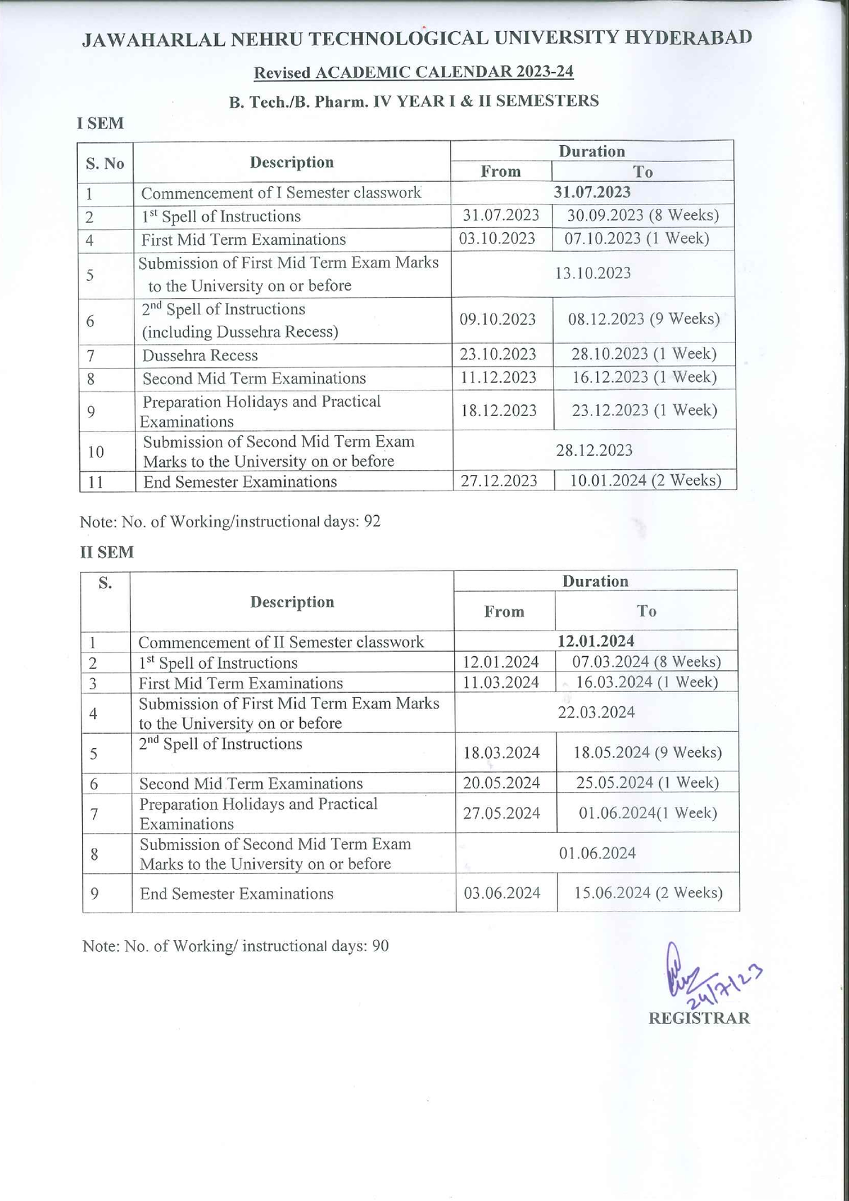 Revised B. Tech .B - B.tech Civil Engineering - Studocu