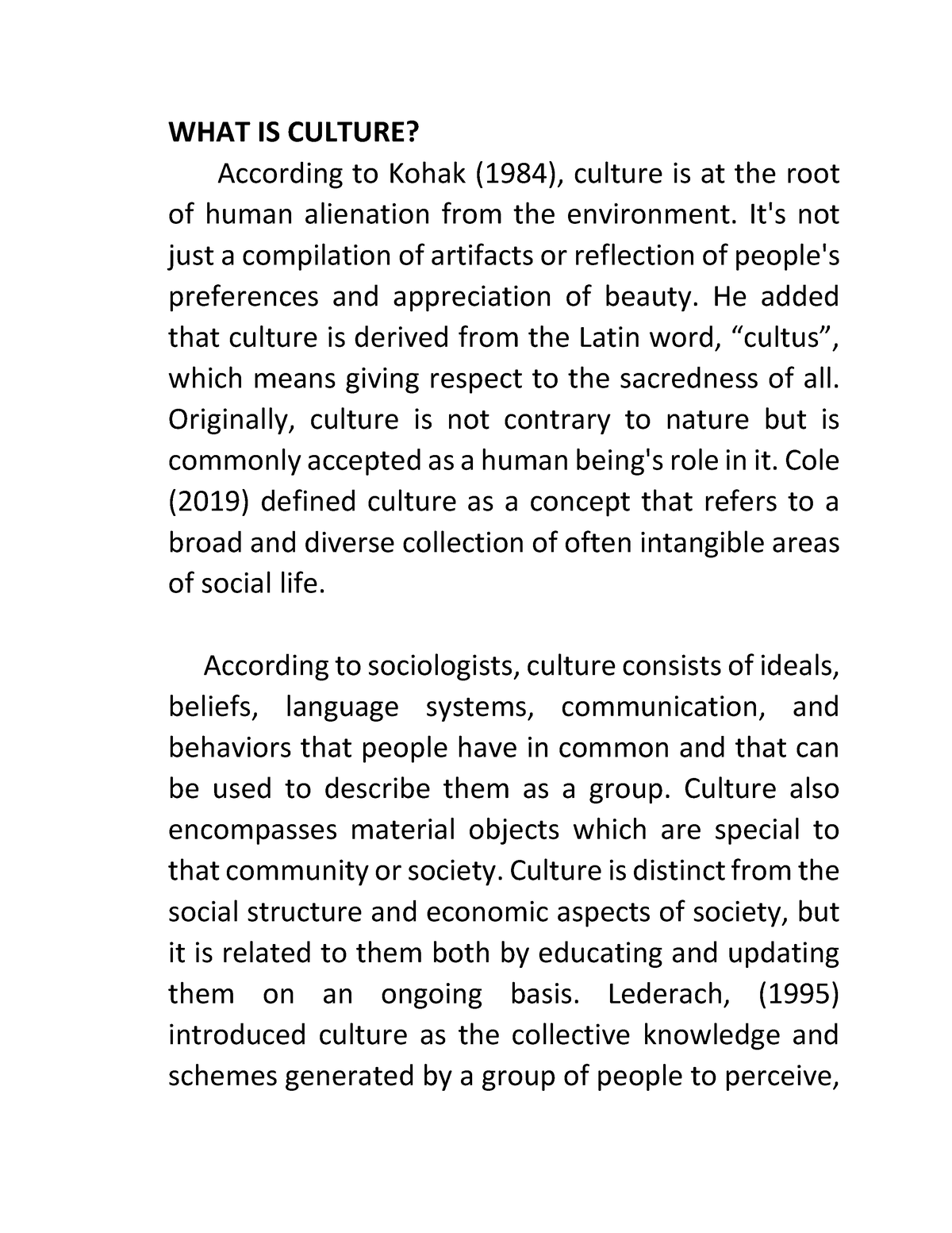 culture-notes-what-is-culture-according-to-kohak-1984-culture