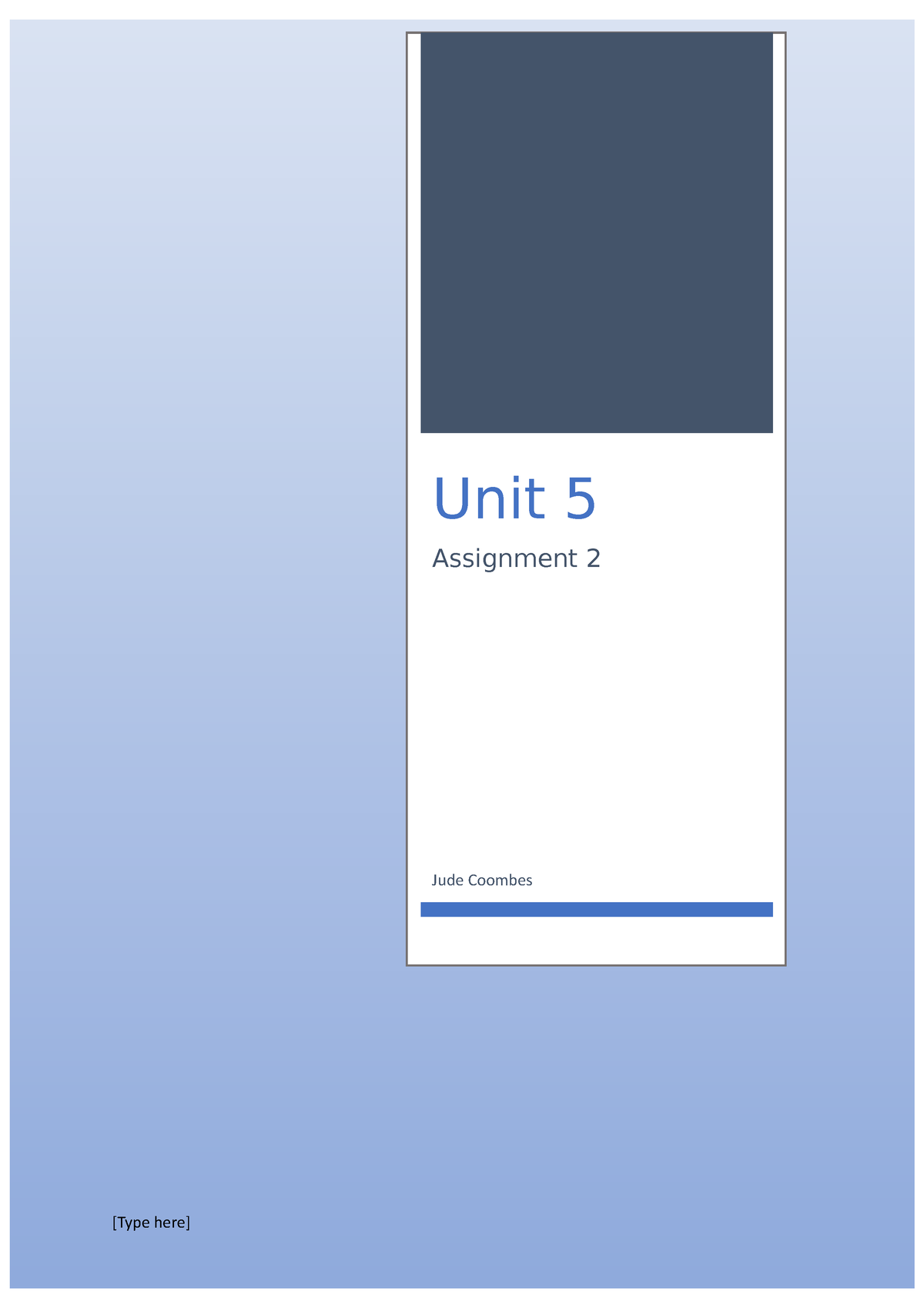 unit 5 assignment 2 p5