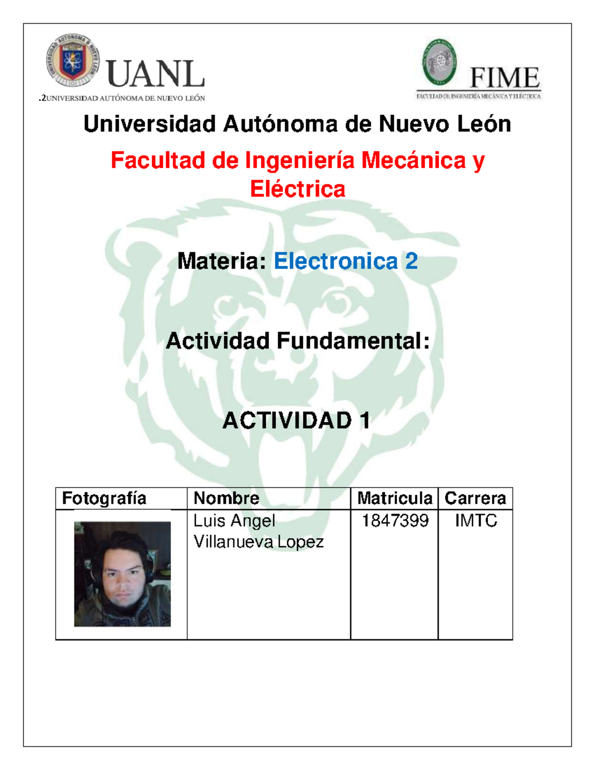 Actividad 1 ELEC2 1847399 Universidad Aut noma De Nuevo Le n 