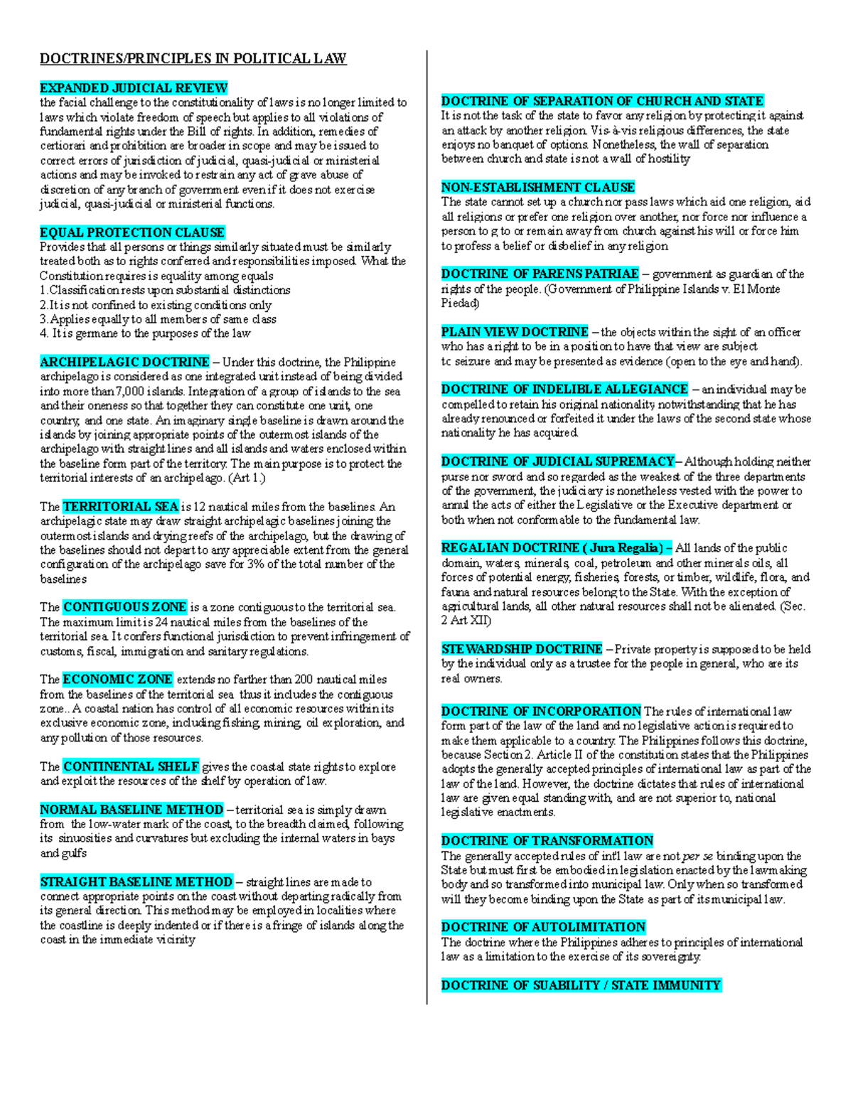 political-law-doctrines-doctrines-principles-in-political-law