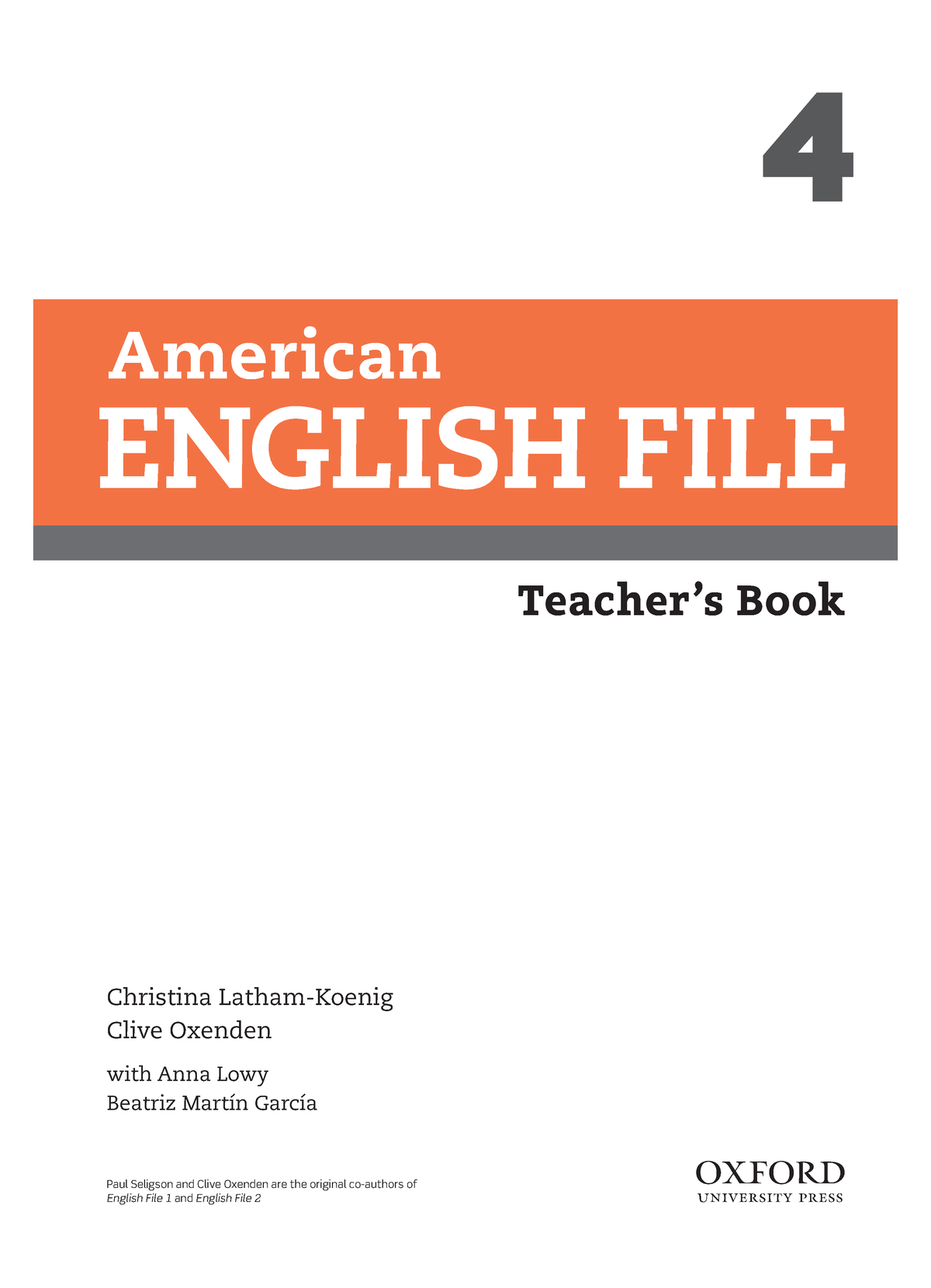 American english file teacher book