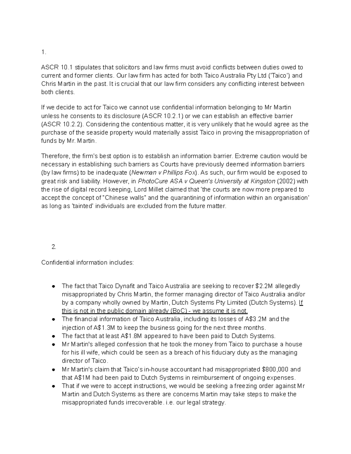 A2.1 Making disclosure and maintaining confidentiality - RR - 1. ASCR ...