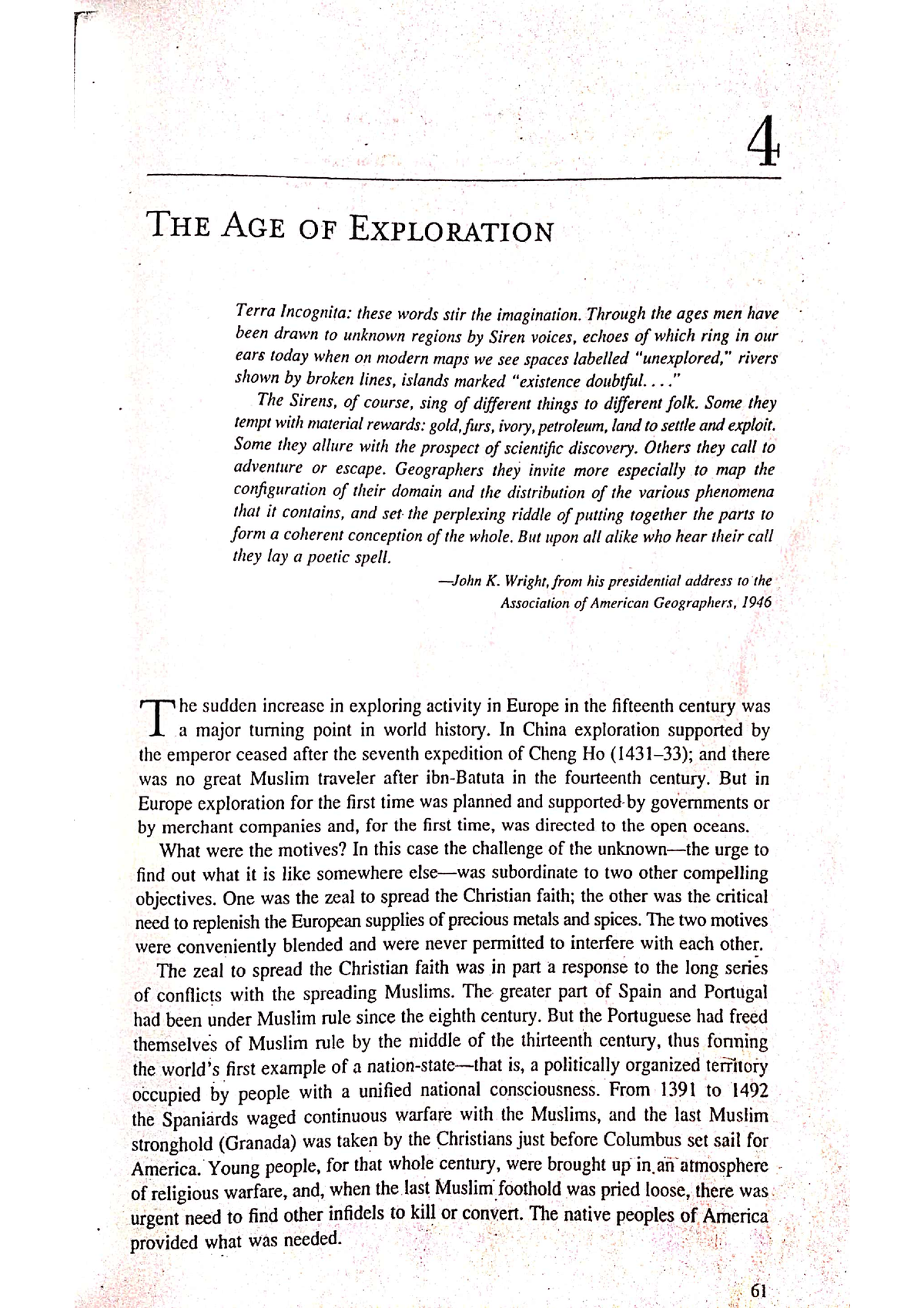 age of exploration essay