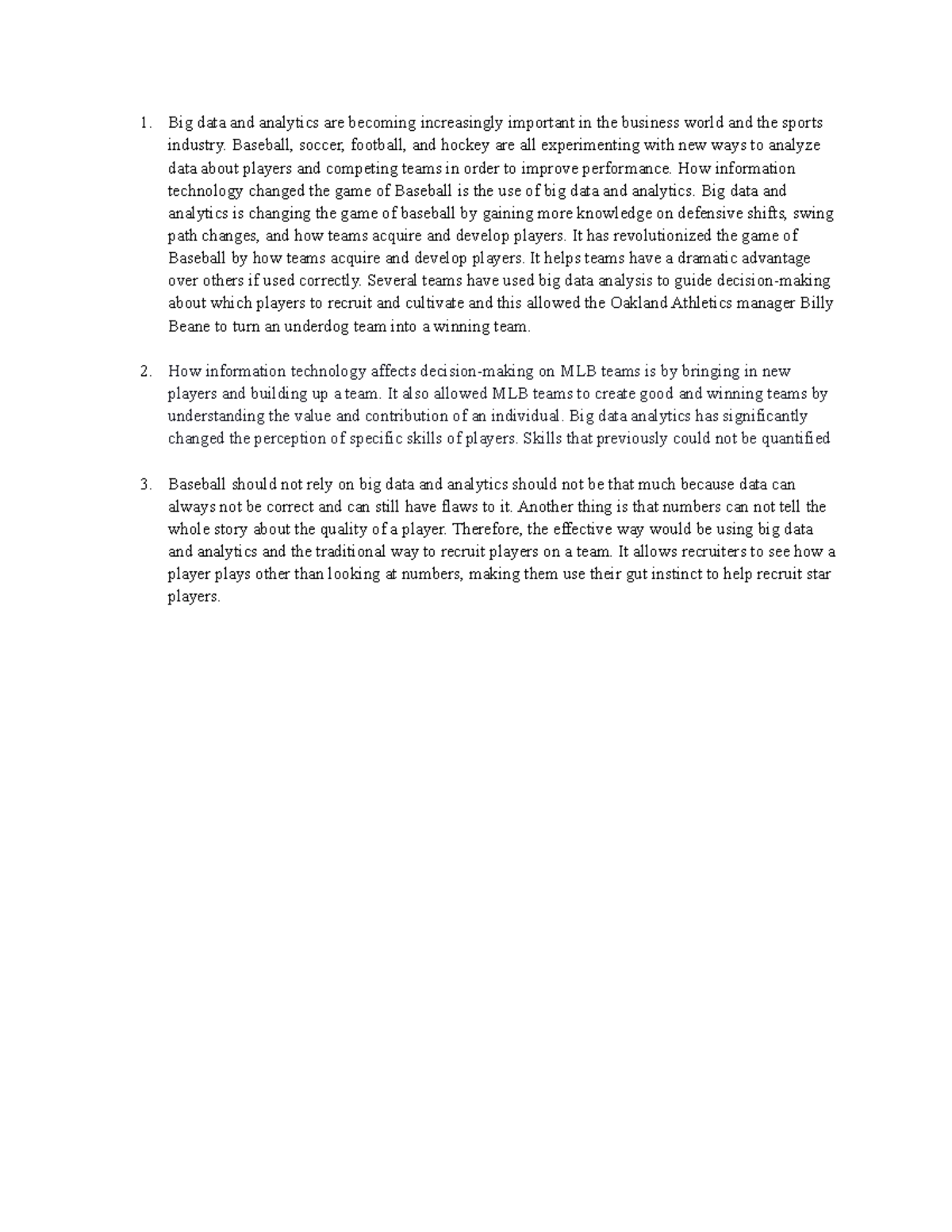 Case Studies #4 - case study - Big data and analytics are becoming ...