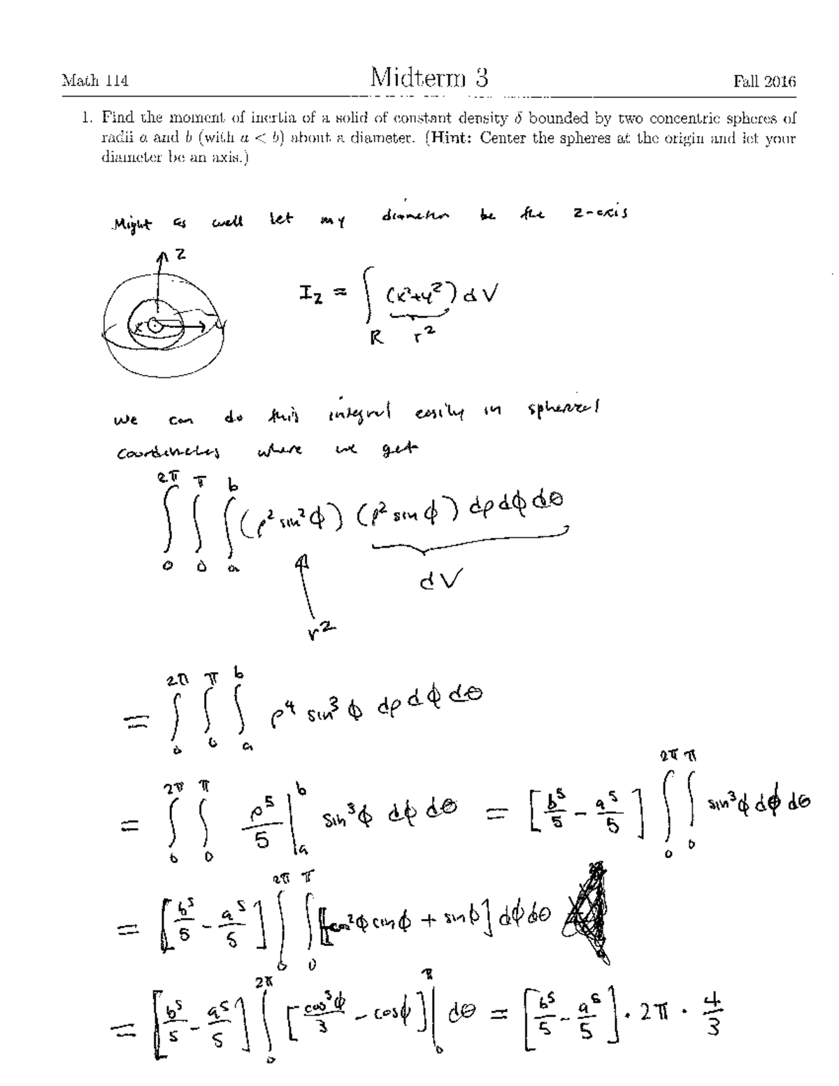 Hilburn - Midterm 3 Solutions - MATH 114 - Studocu