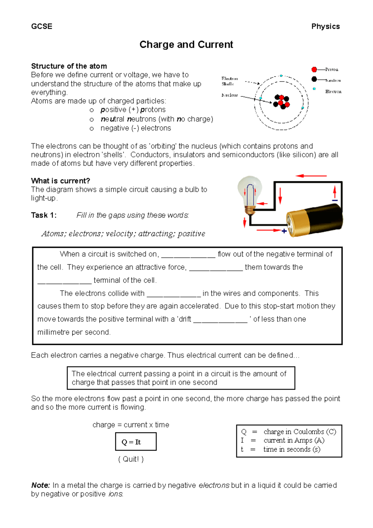 Pnp Vd YANzb 8YXYJi Rqs ZBmx Bk copy - GCSE Physics Charge and Current ...