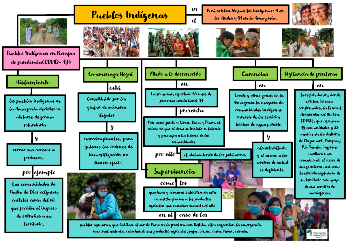 Mapa Conceptual Salud Comunitaria Pueblos IndÌgenas Per ̇ Existen 55 Pueblos IndÌgenas 4 En 8639