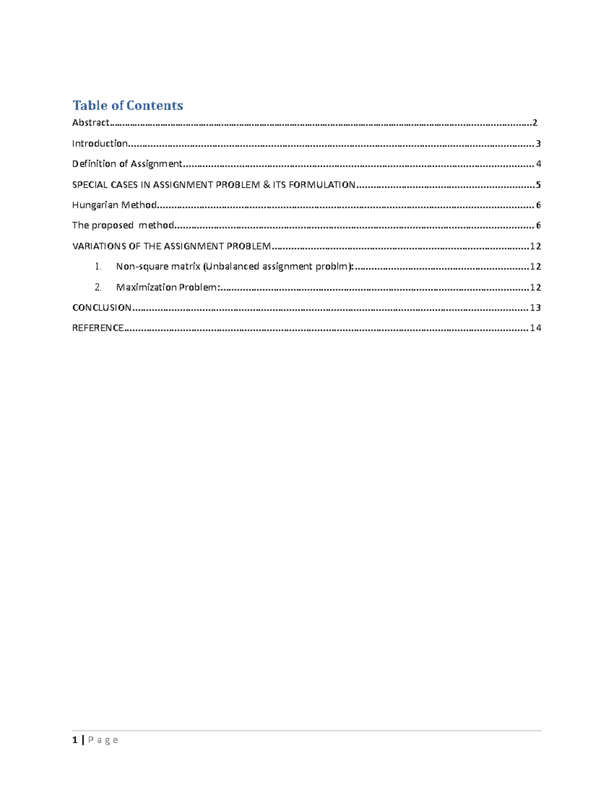 Chapter four - Table of Contents - Studocu