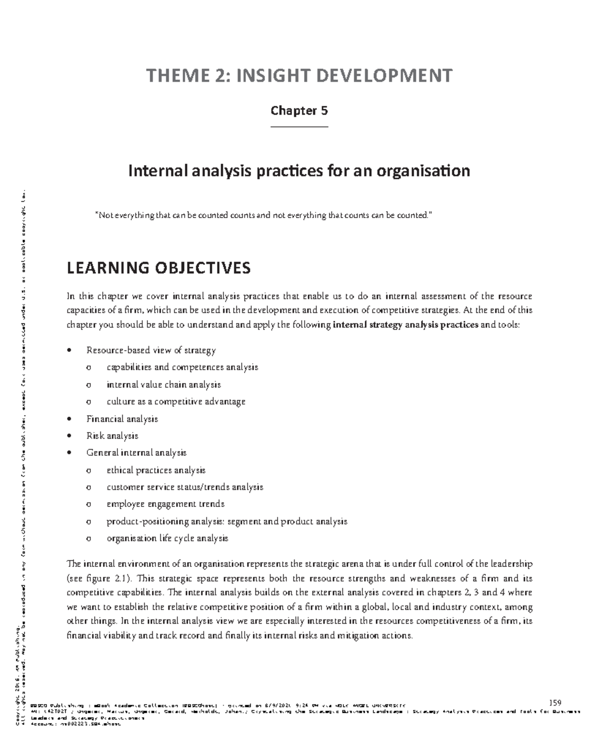 Ungerer Marius Un 2016 Chapter 5 Internal Analysis - 159 THEME 2 ...