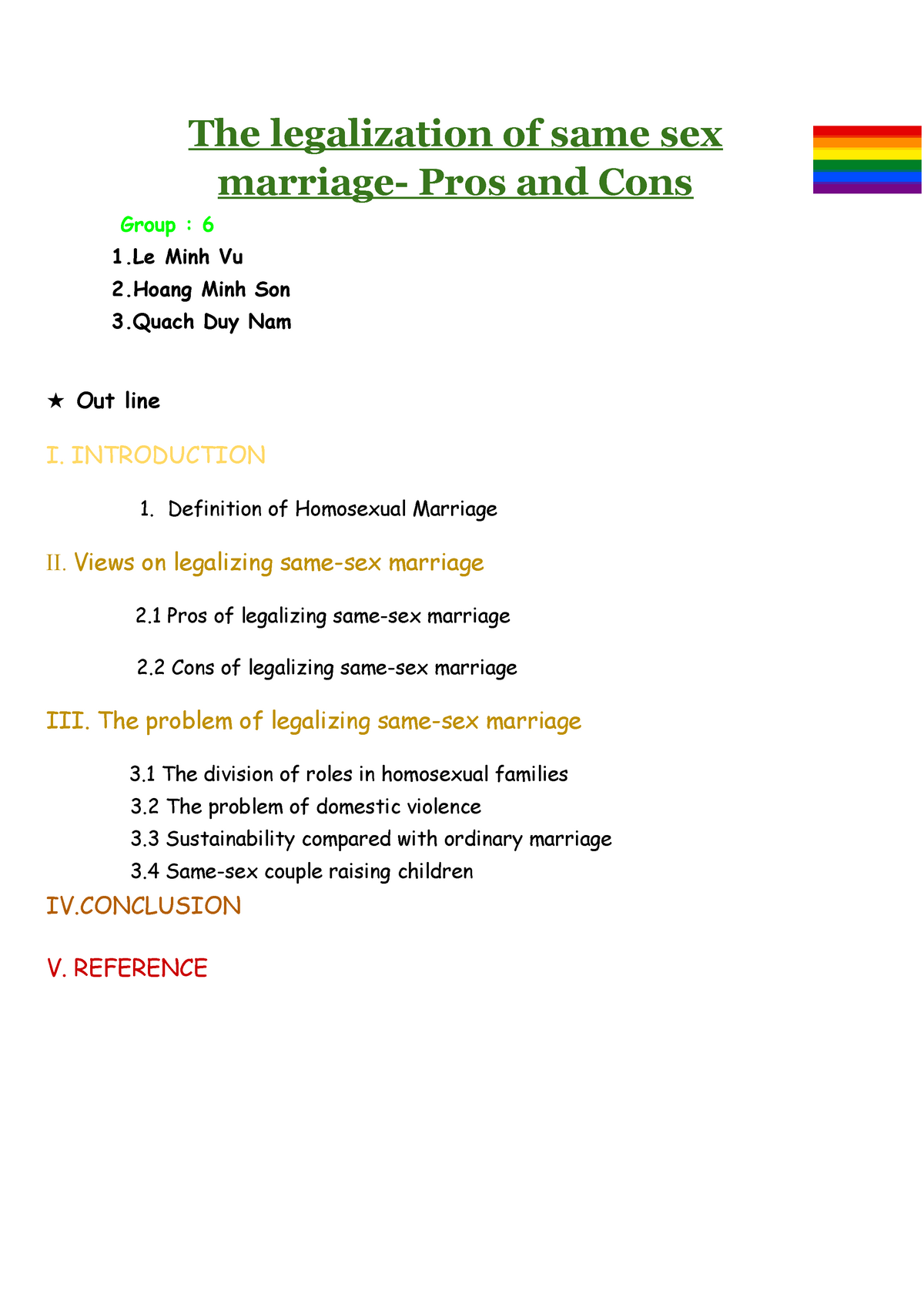 legalization of same sex marriage in the philippines research paper