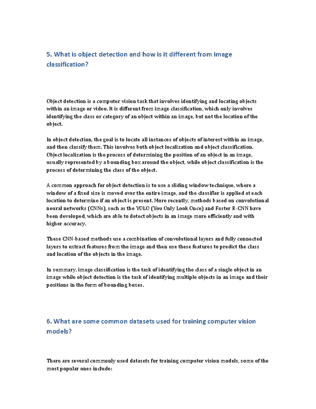 Computer vision 2 - 5. What is object detection and how is it different ...